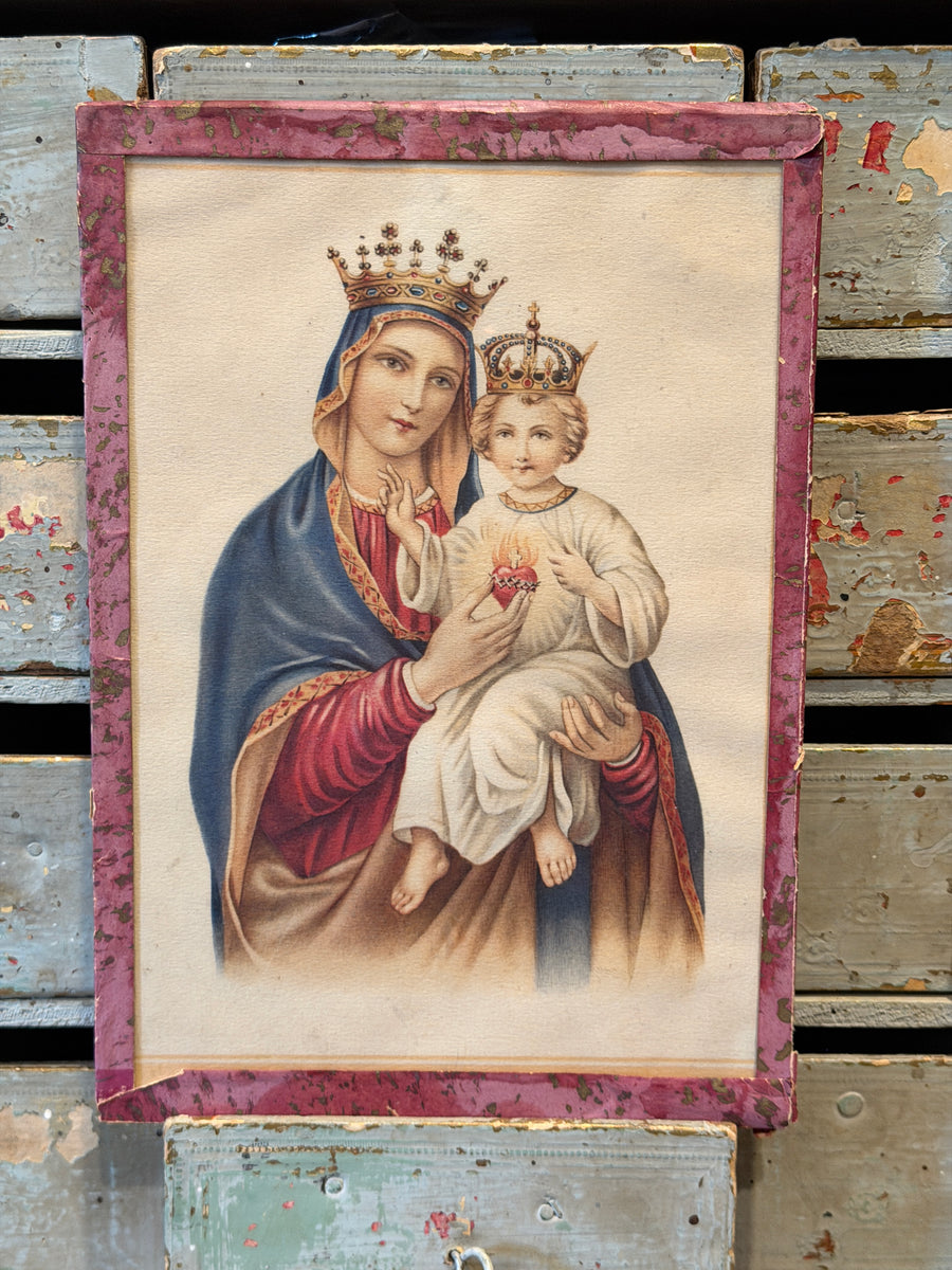 Antique French Madonna and Child – Monahan Papers