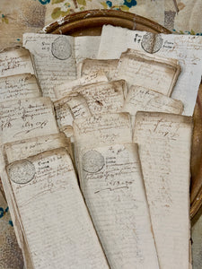 Antique 1679 French Documents - 345 Years Old
