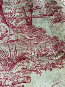 Amazing Cotton Harvesting Scenes Toile - 1930's