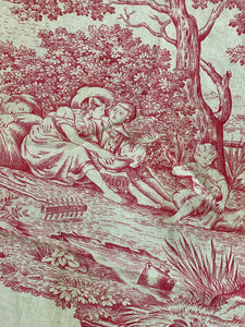 Amazing Cotton Harvesting Scenes Toile - 1930's