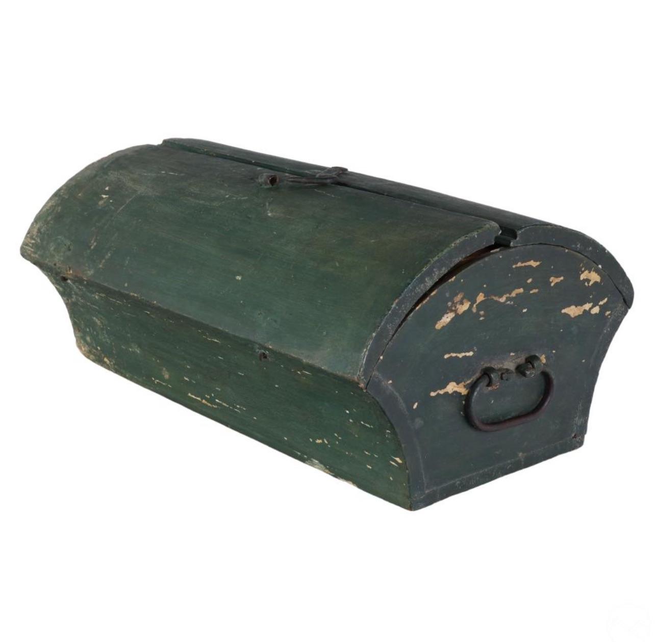 Early 1800's Italian Antique Niche Travel Altar Casket