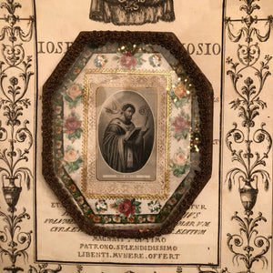 1800's French Religious Relic of Saint Augustin
