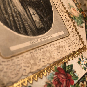 1800's French Religious Relic of Saint Augustin
