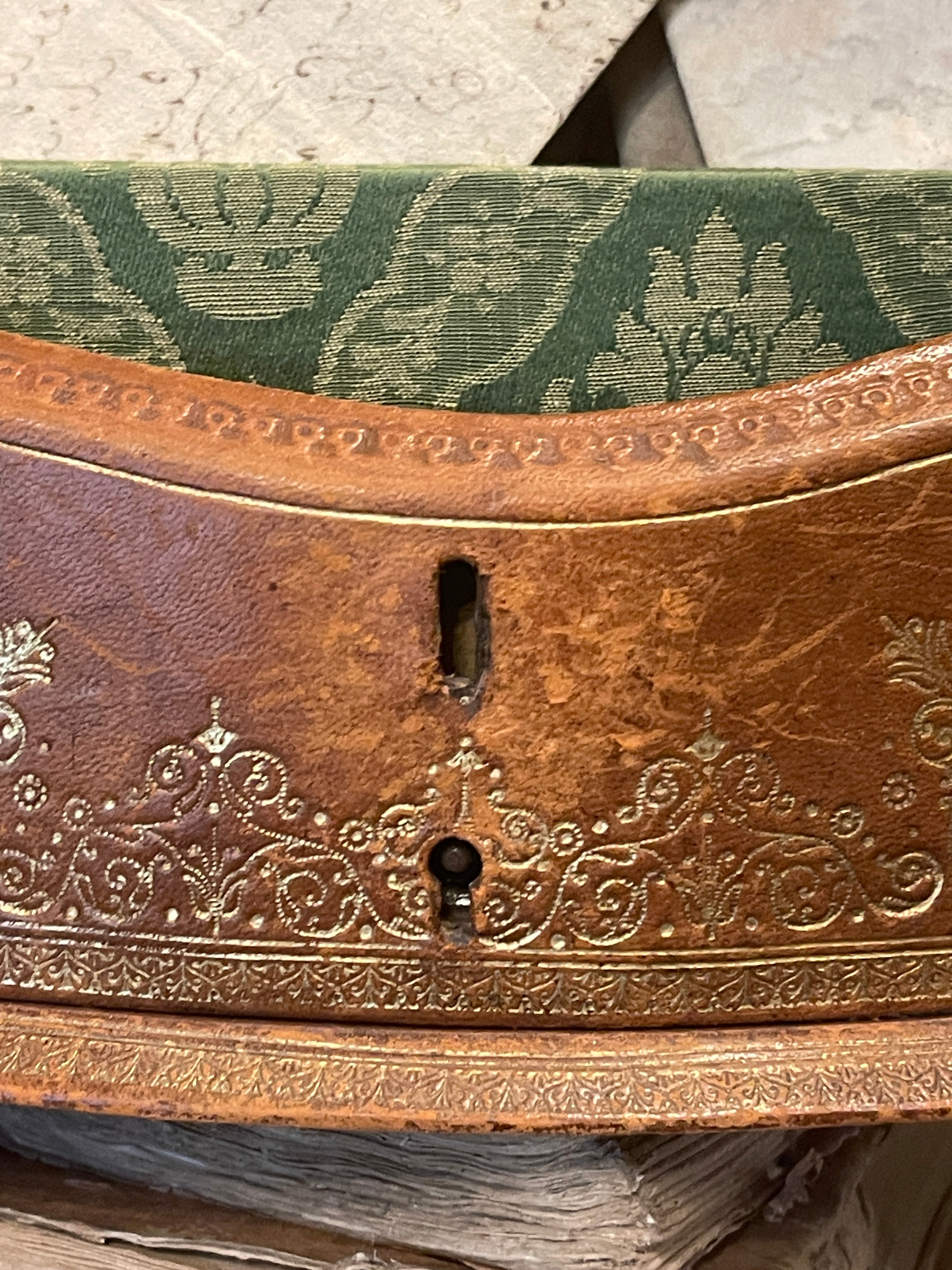 Leather 1800s Fabric Interior Letterbox