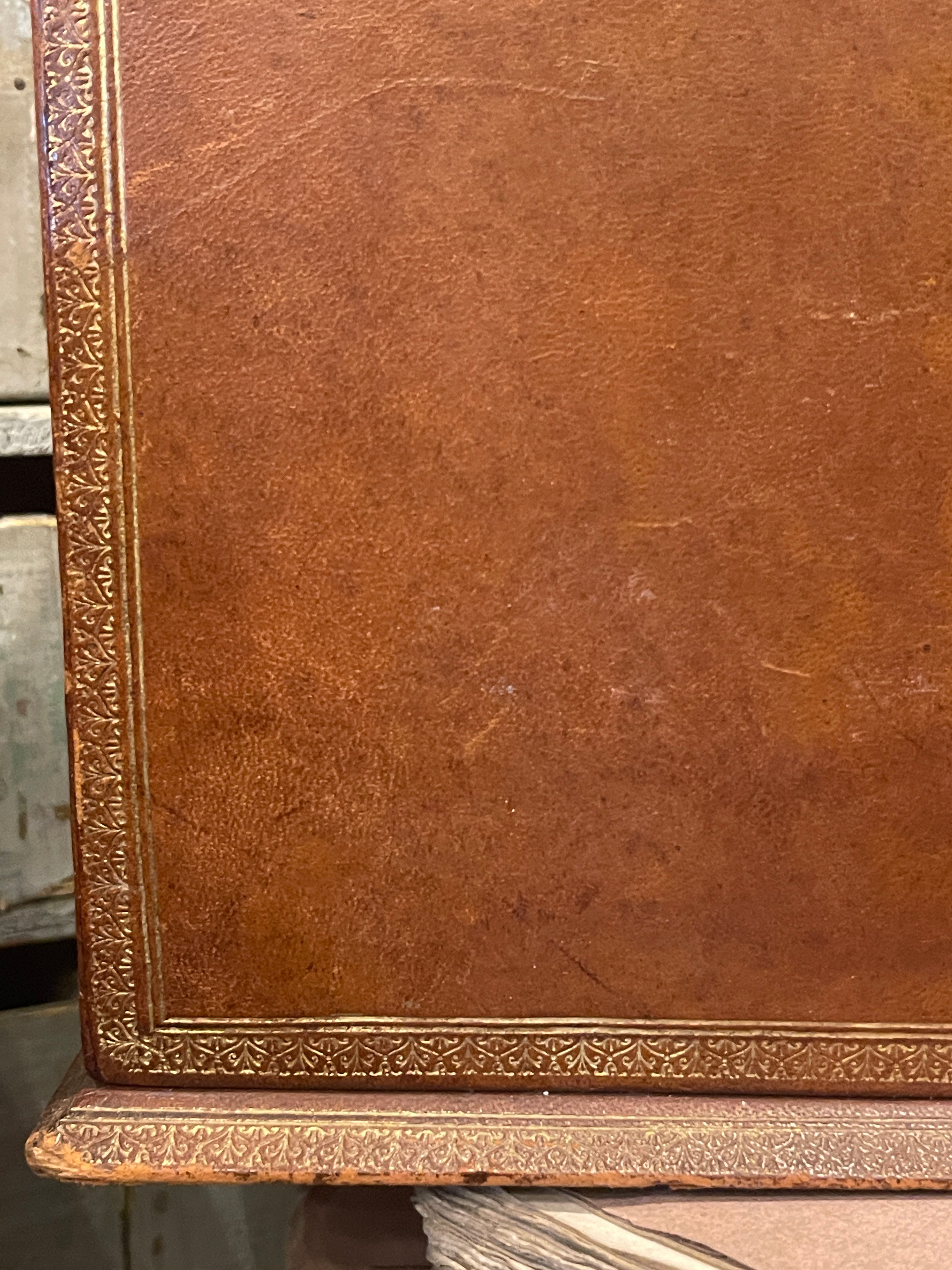 Leather 1800s Fabric Interior Letterbox