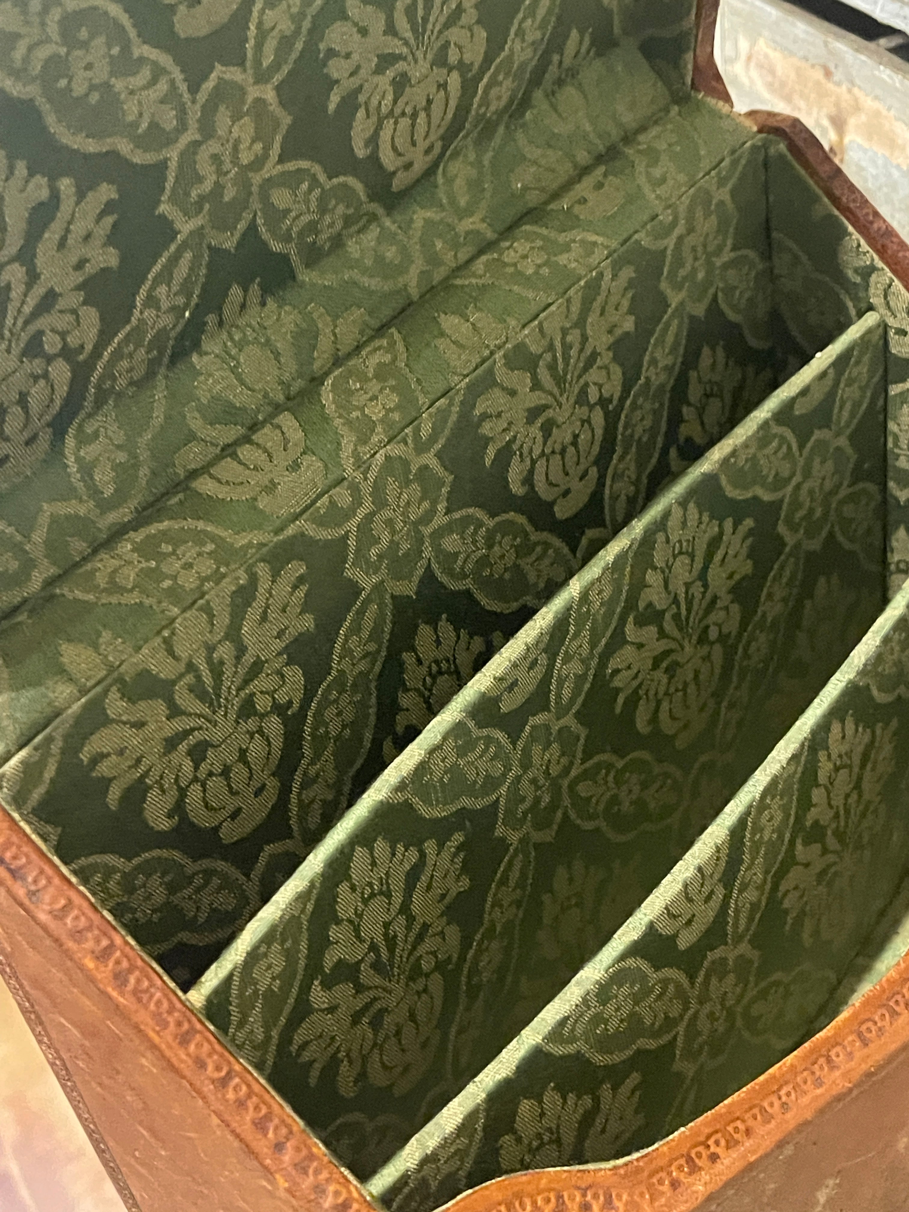 Leather 1800s Fabric Interior Letterbox