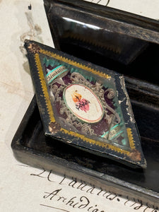 Antique 1800s St Clementine Paperolle Relic