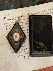 Antique 1800s St Clementine Paperolle Relic