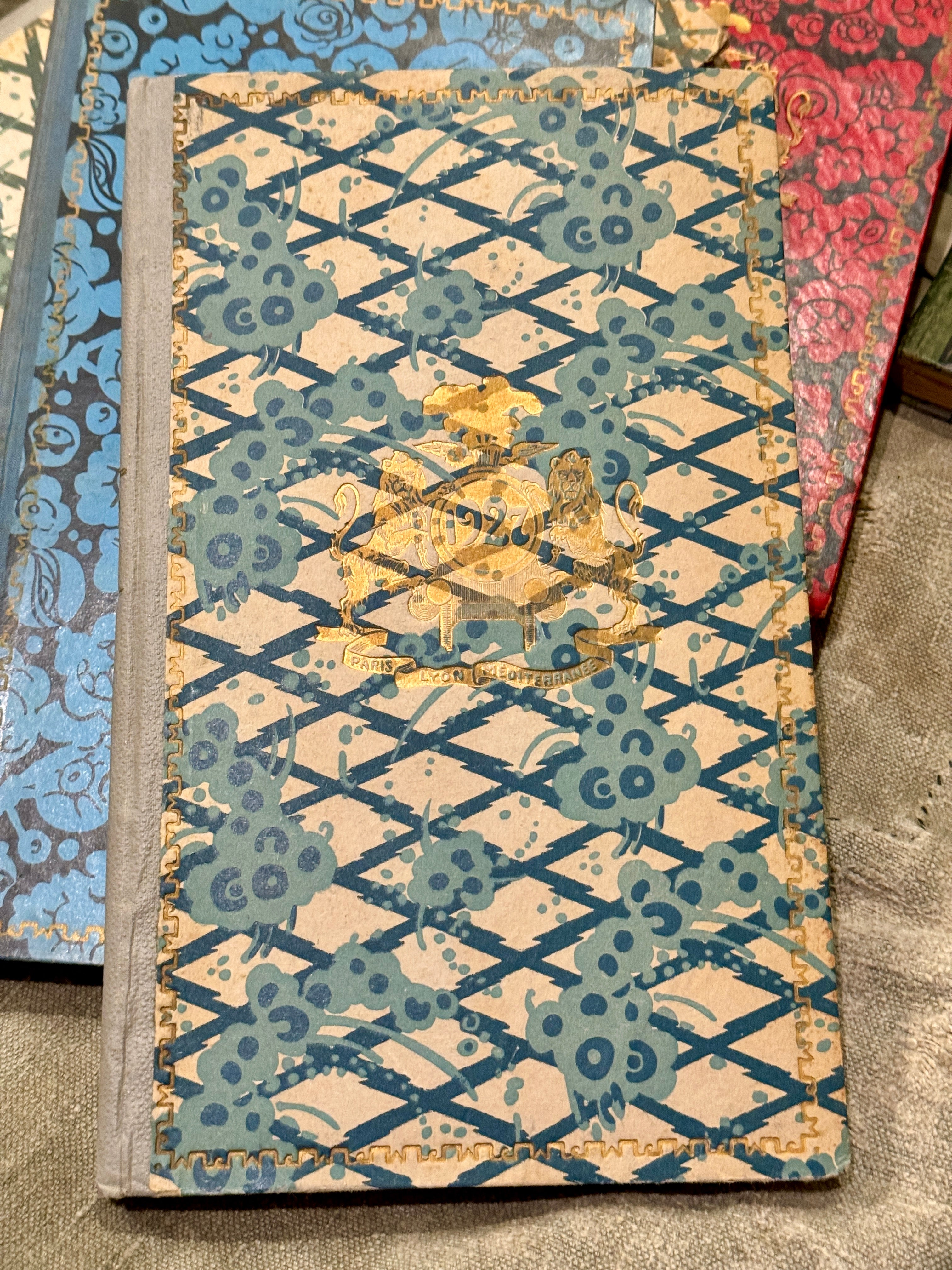 Antique 1927 Decorative French Agenda