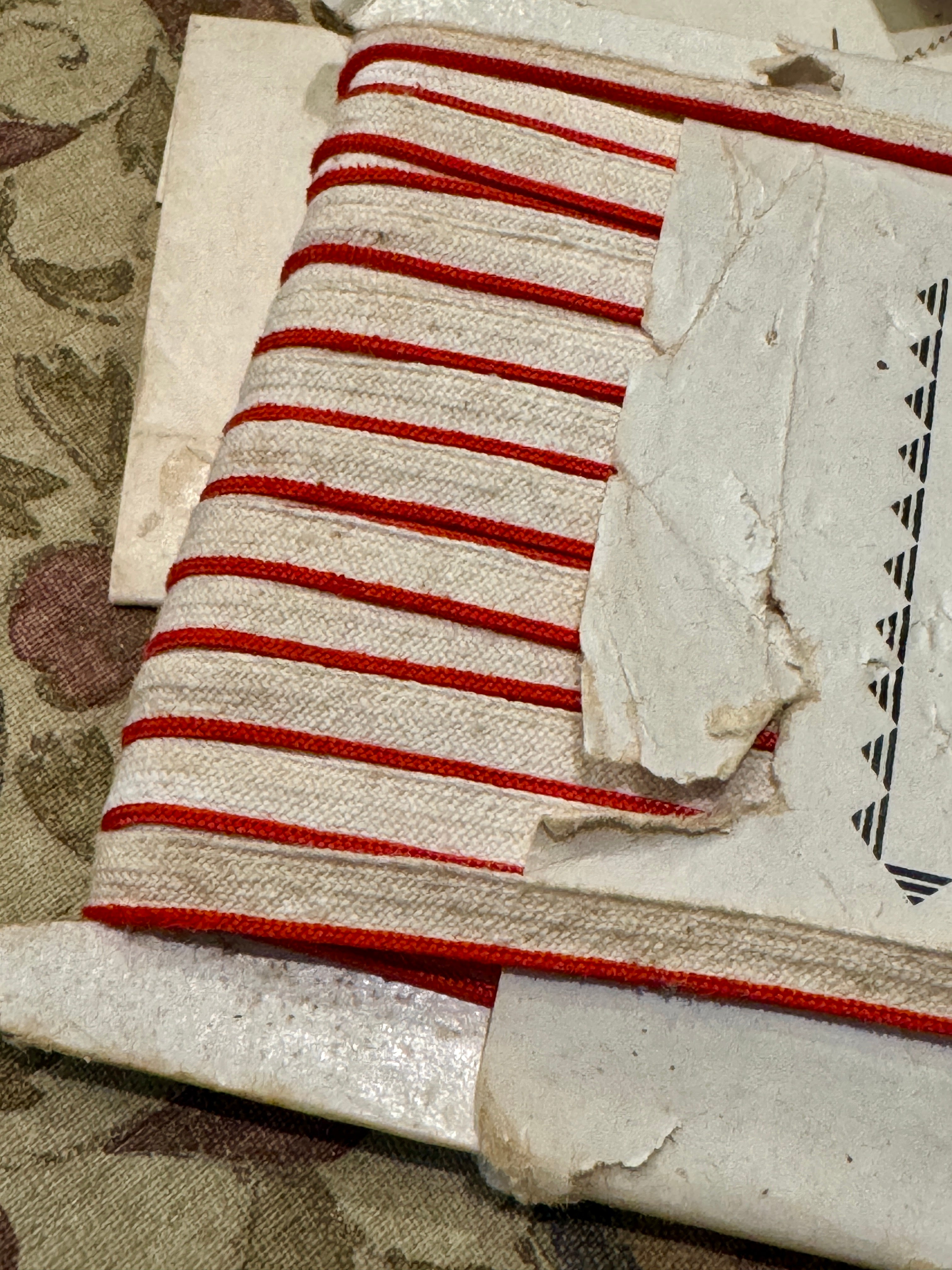 Antique French Ribbon Trims - Reds