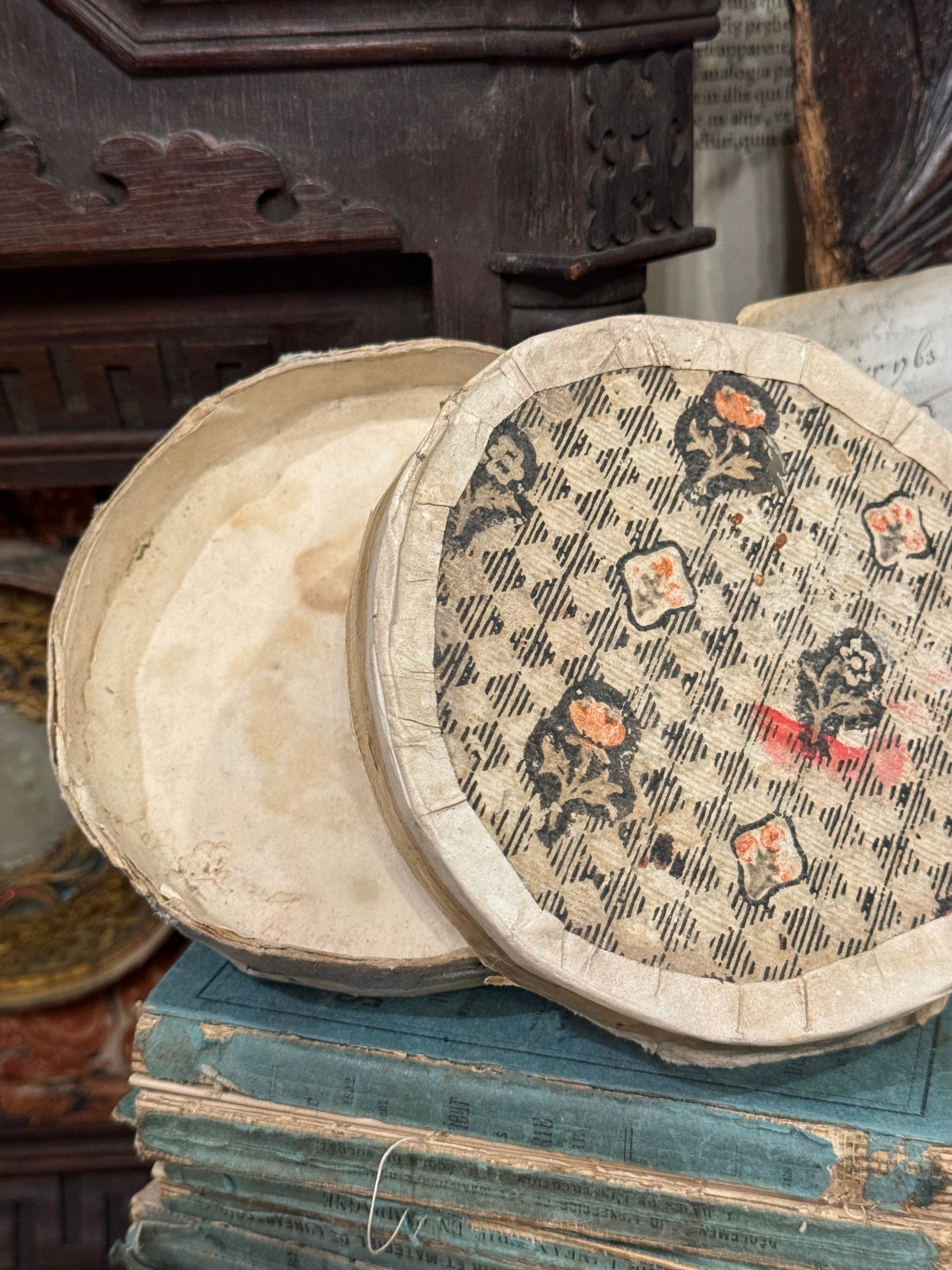 Original Antique Italian box circa early 1800s