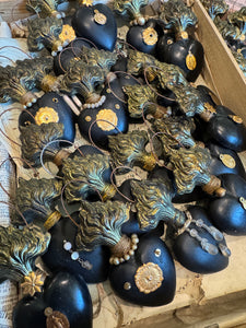 Embelished Ex Voto Hearts