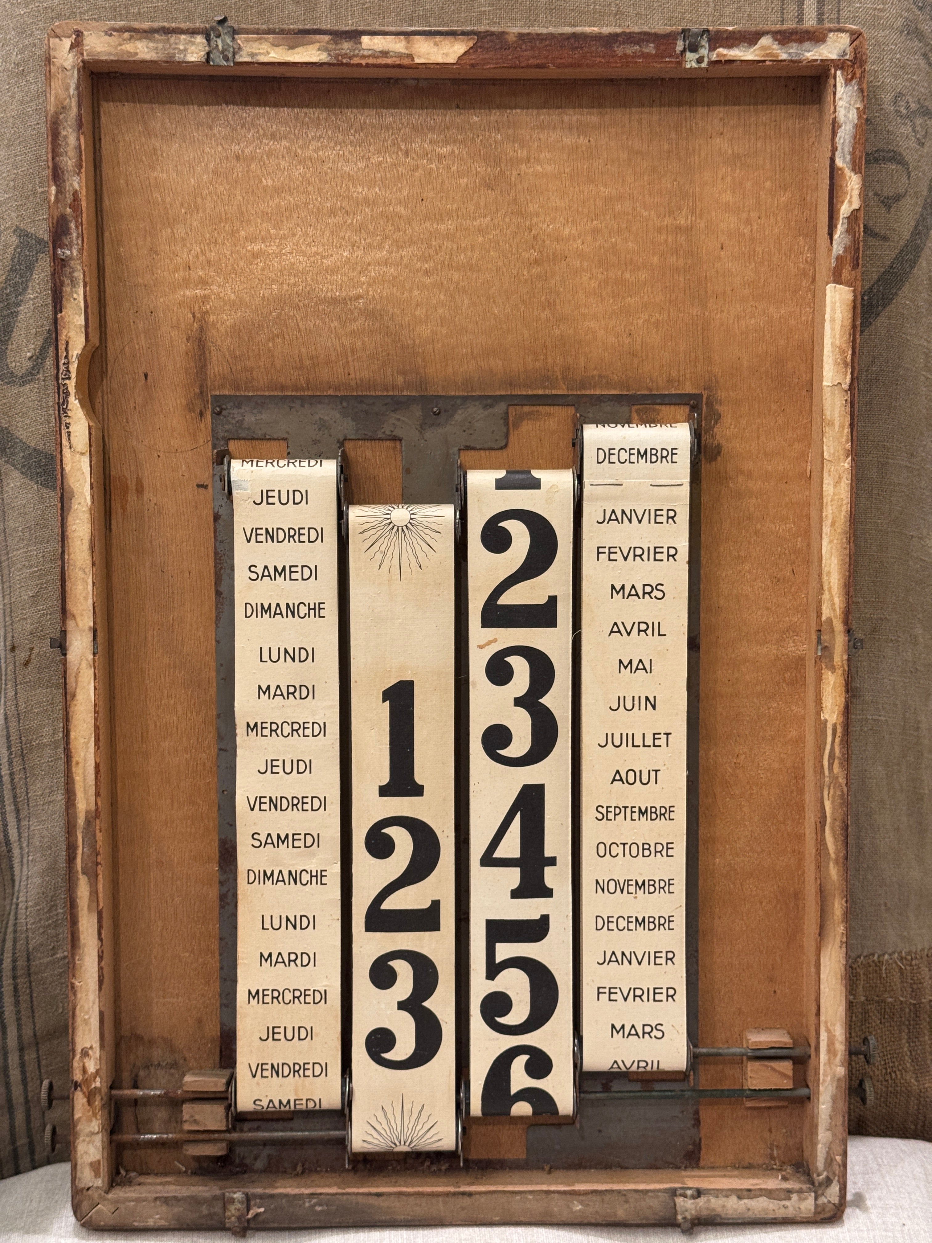 Antique French Perpetual Calendar