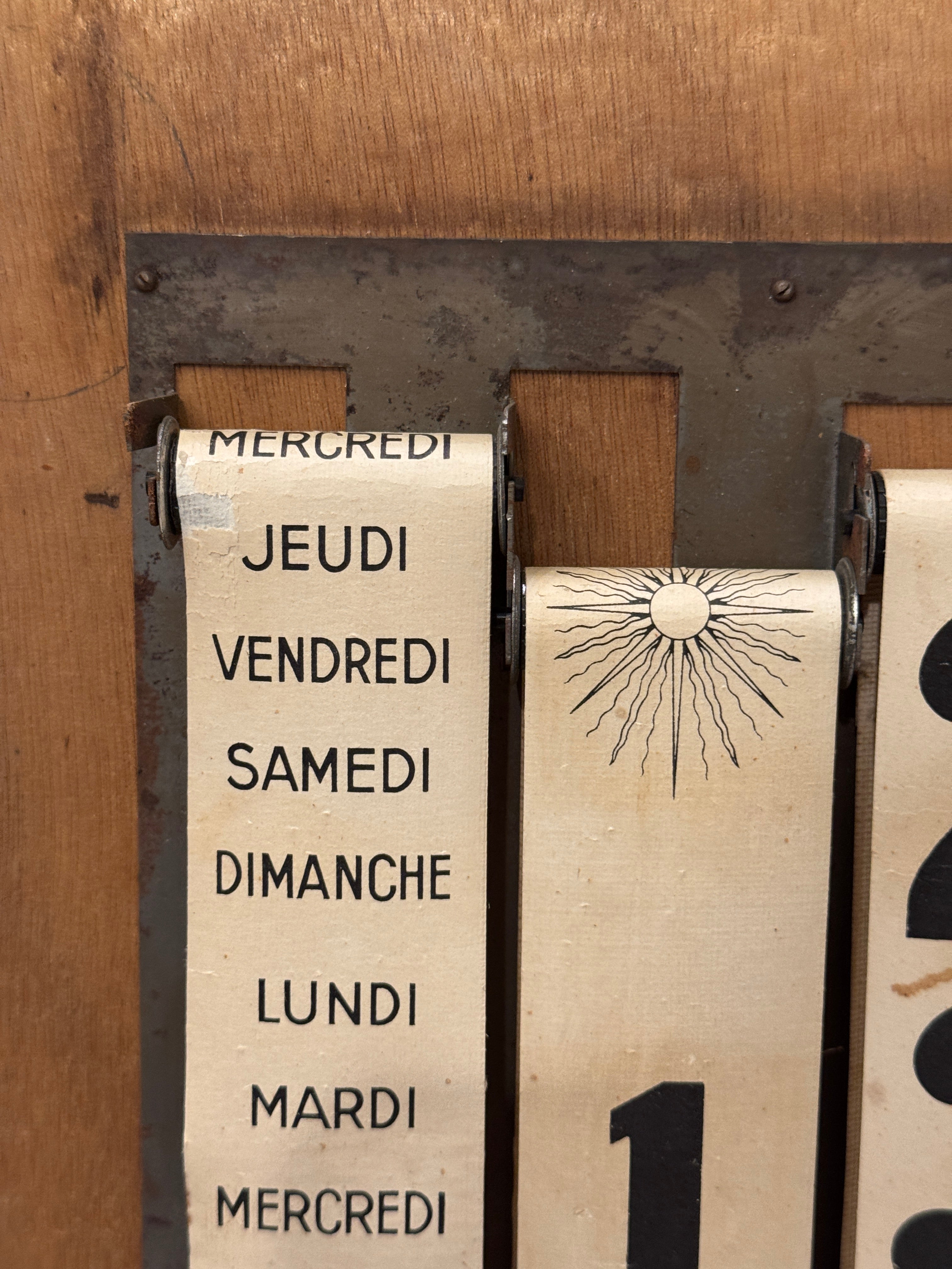 Antique French Perpetual Calendar