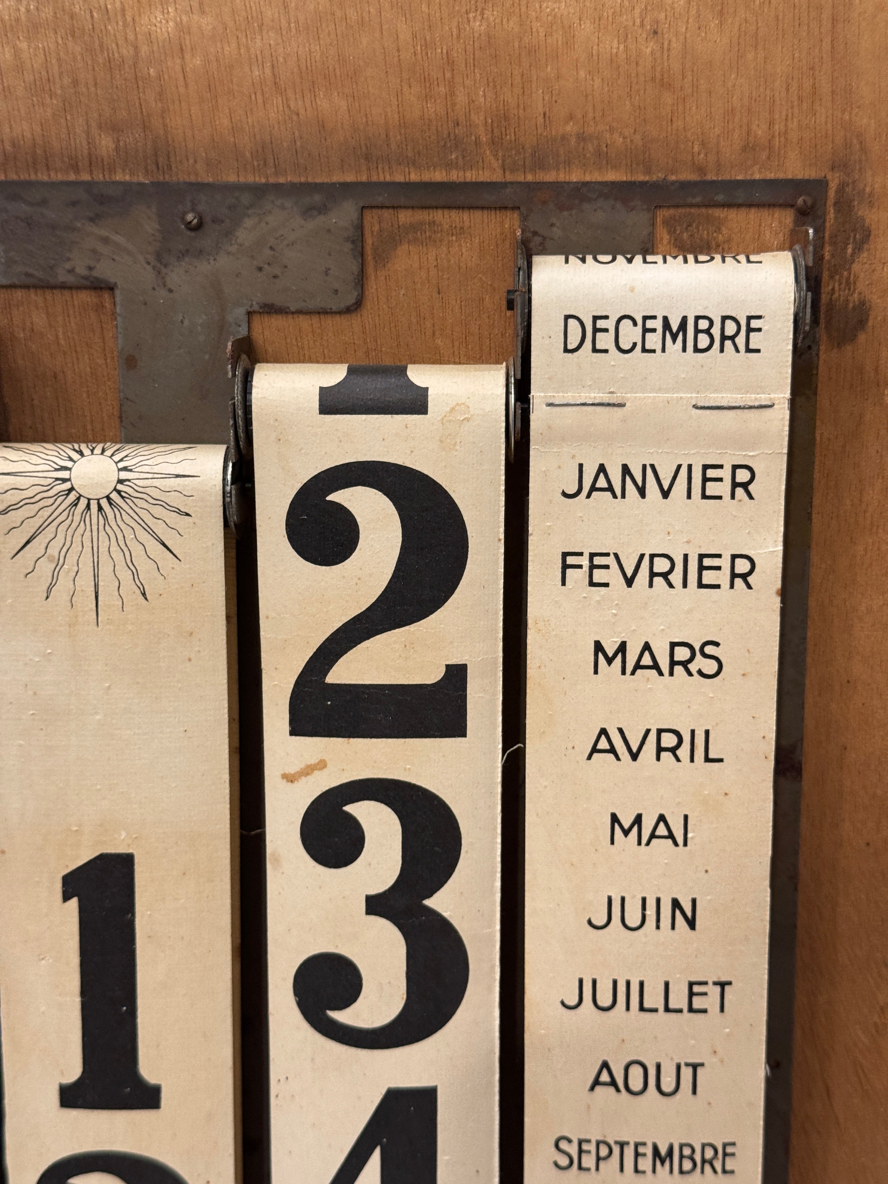 Antique French Perpetual Calendar