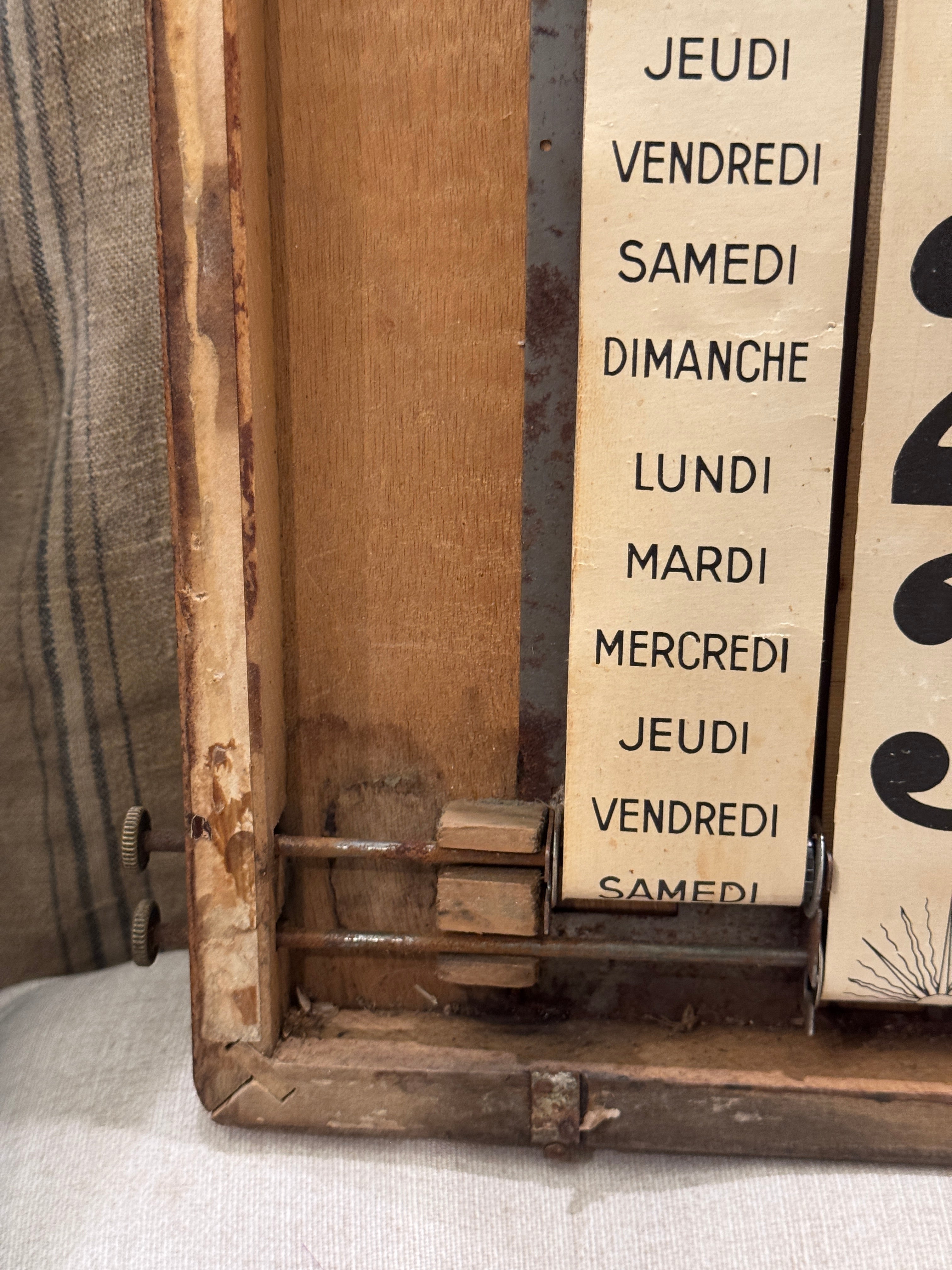 Antique French Perpetual Calendar