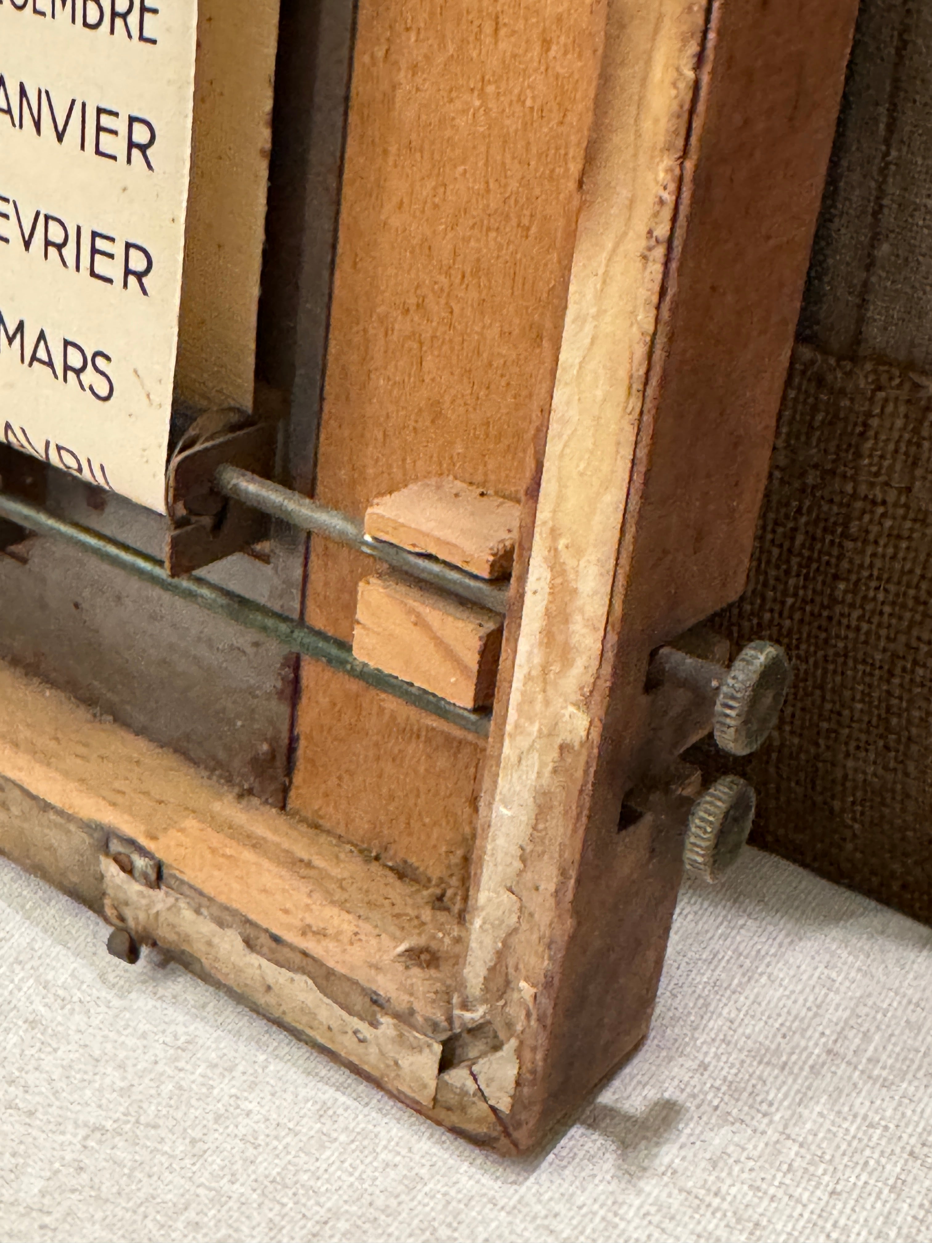 Antique French Perpetual Calendar