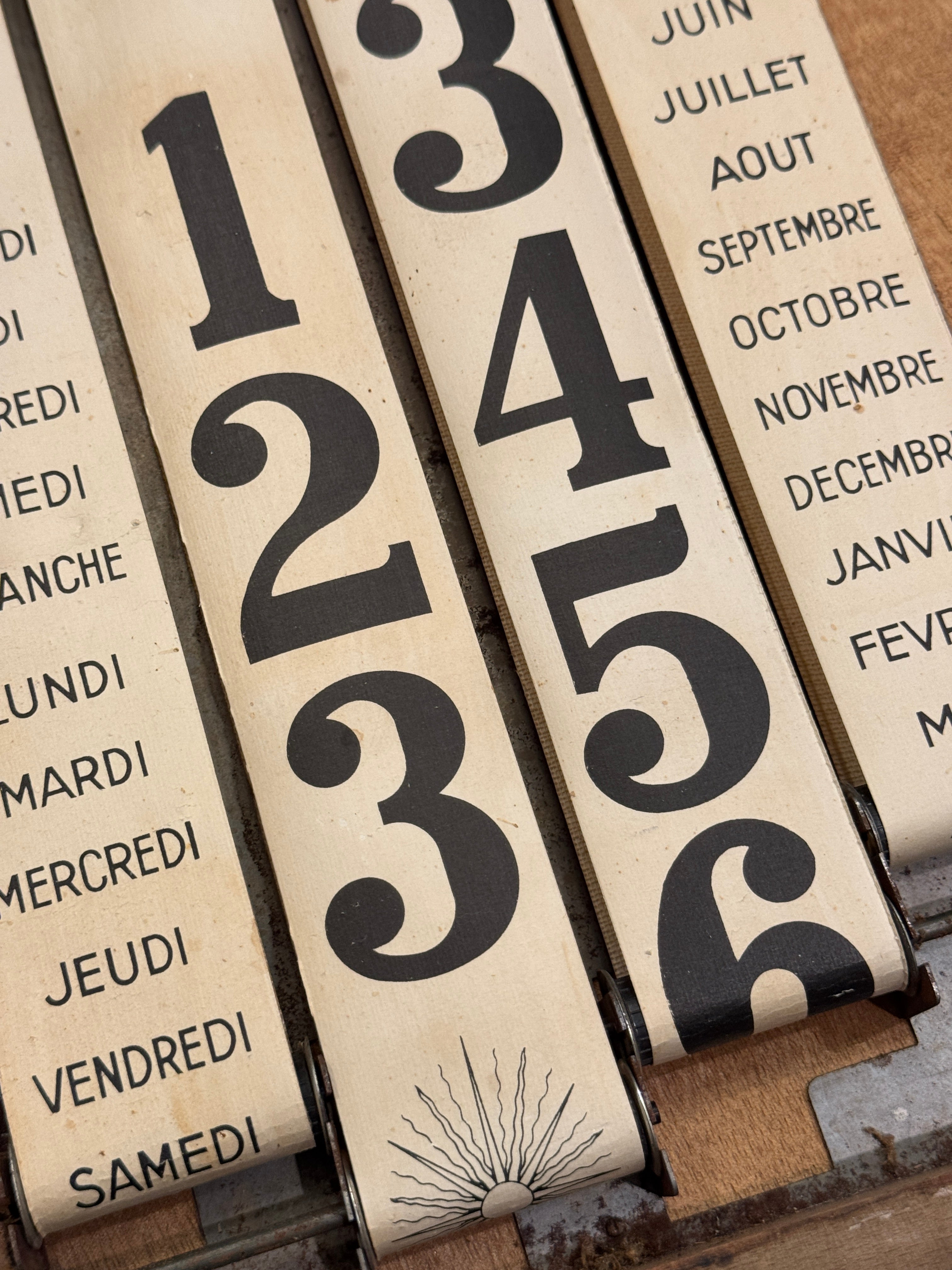 Antique French Perpetual Calendar