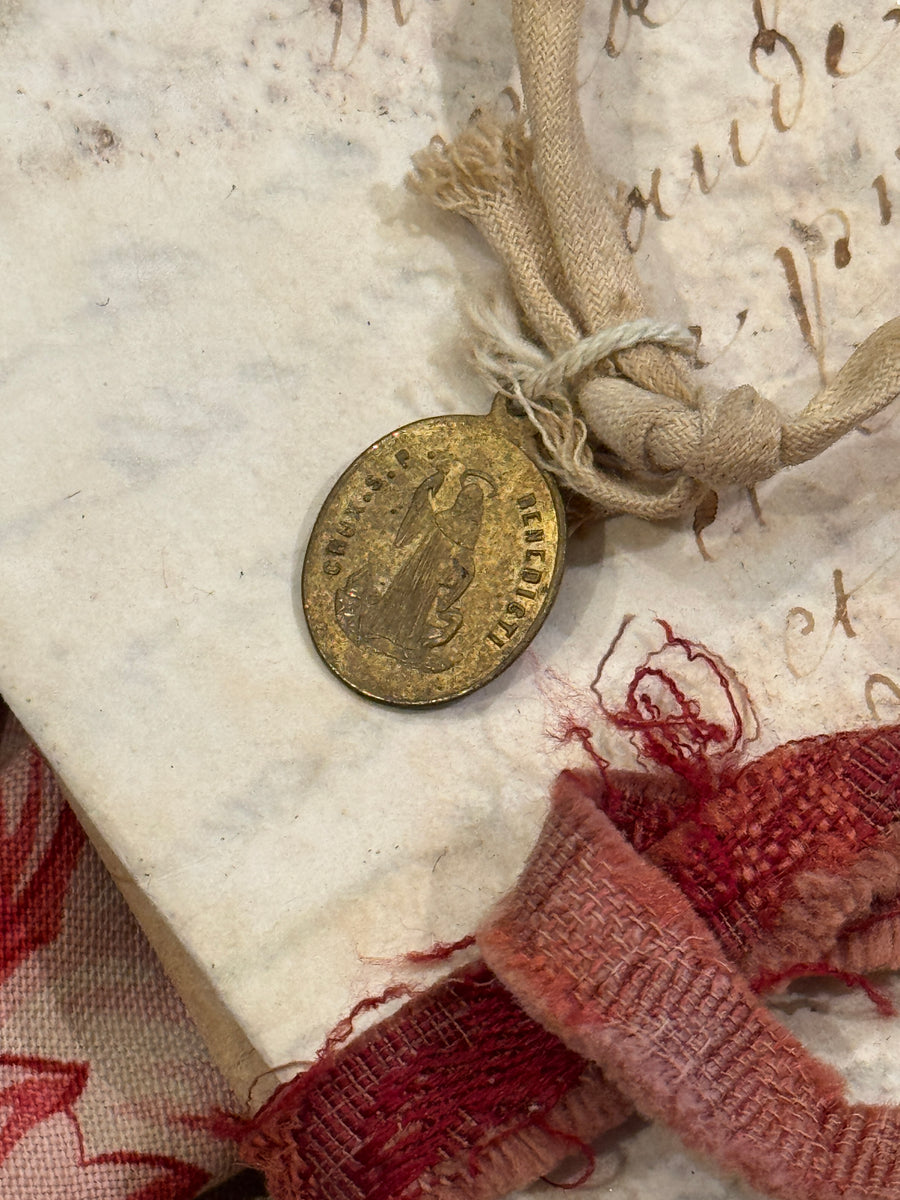 Antique Ex Sepul. V. M. s. Joseph. Sp Relic from France – Monahan Papers