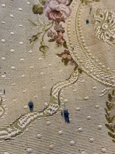Antique French Tapestry Table Topper