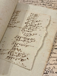 Antique 1823 French Harvest Notebook