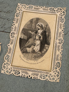Antique French Canivet Holy Cards