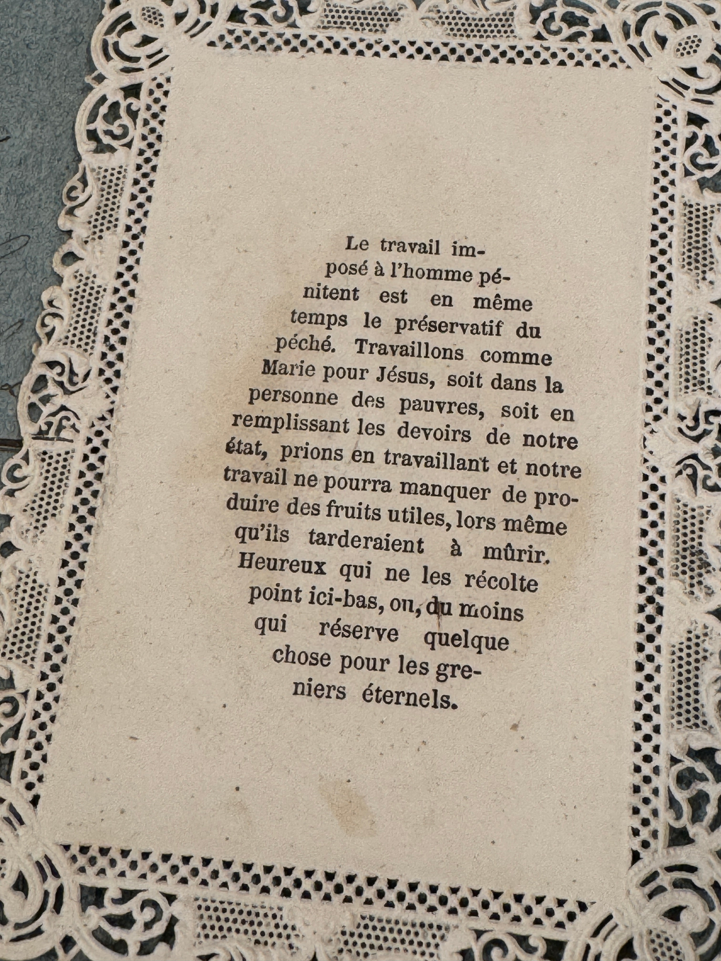 Antique French Canivet Holy Cards