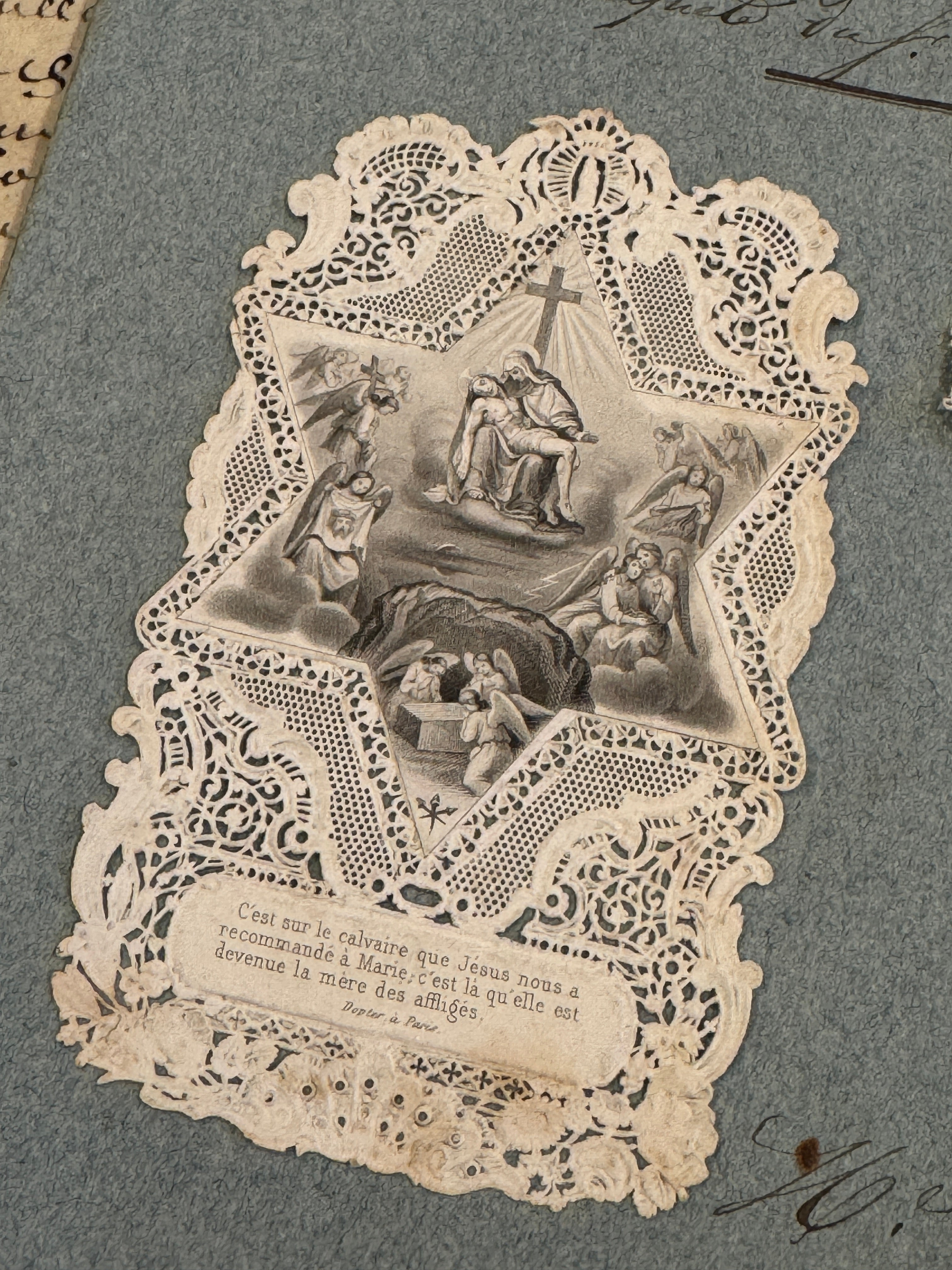 Antique French Canivet Holy Cards