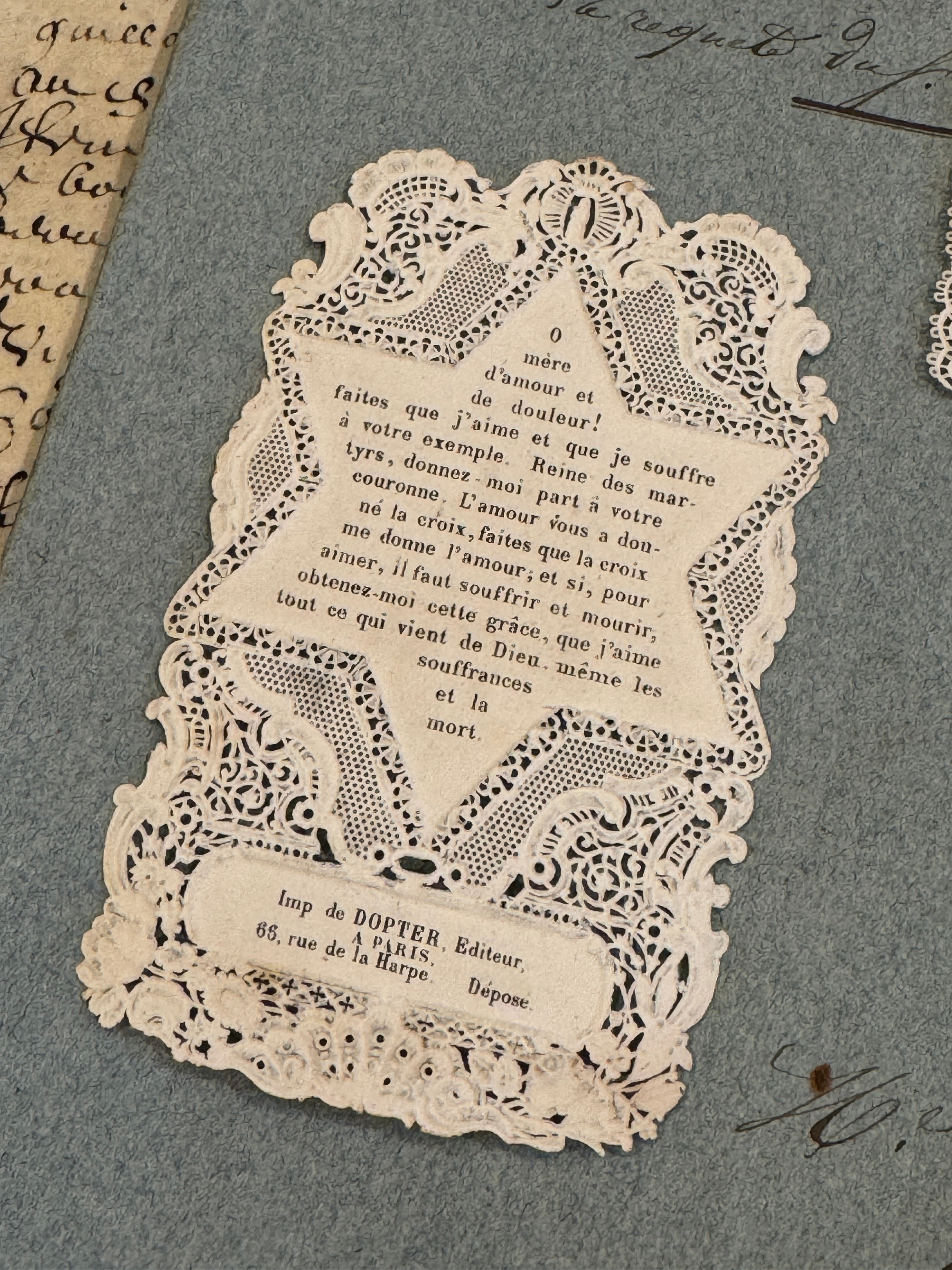 Antique French Canivet Holy Cards