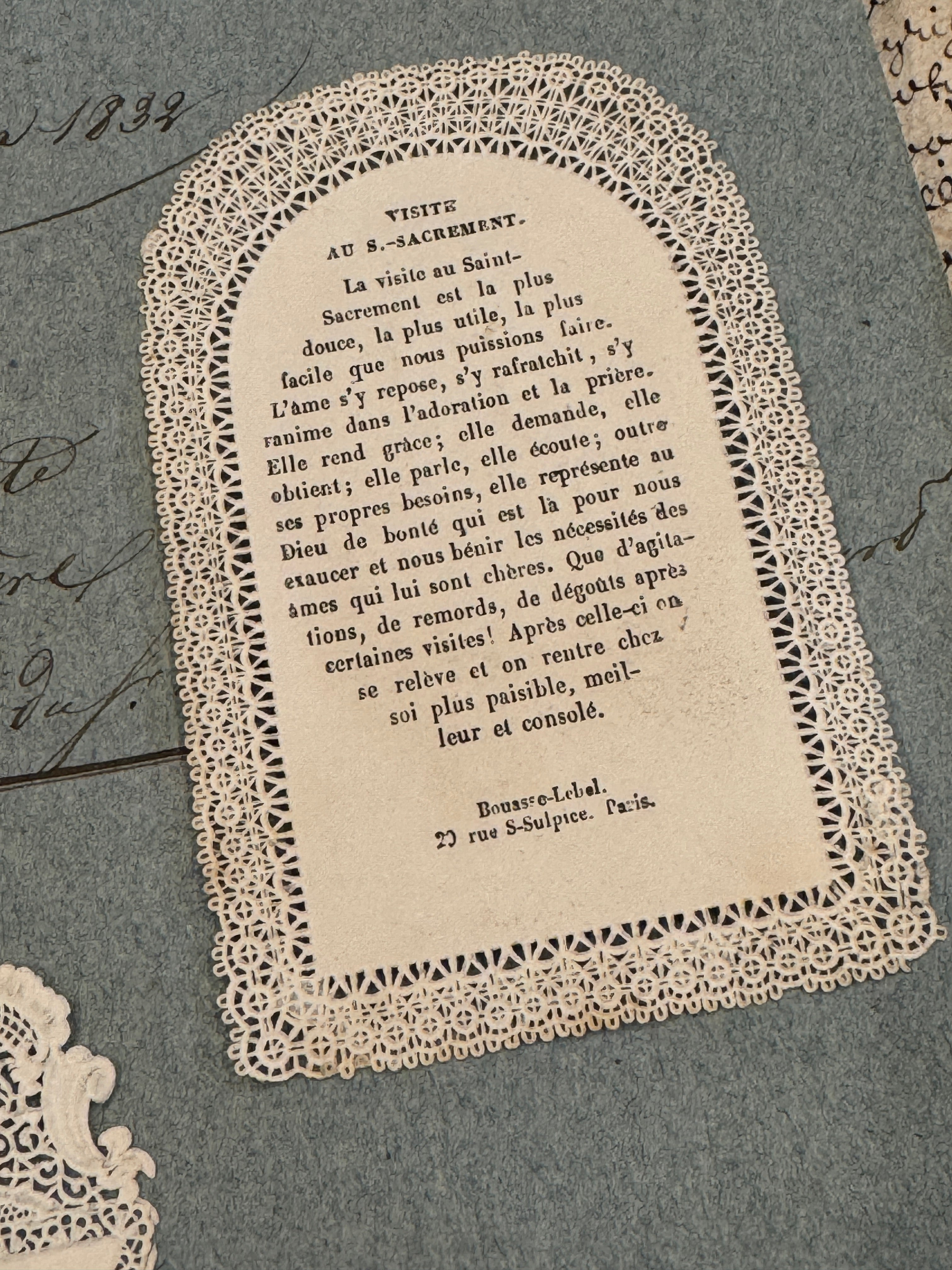 Antique French Canivet Holy Cards