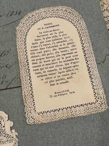Antique French Canivet Holy Cards