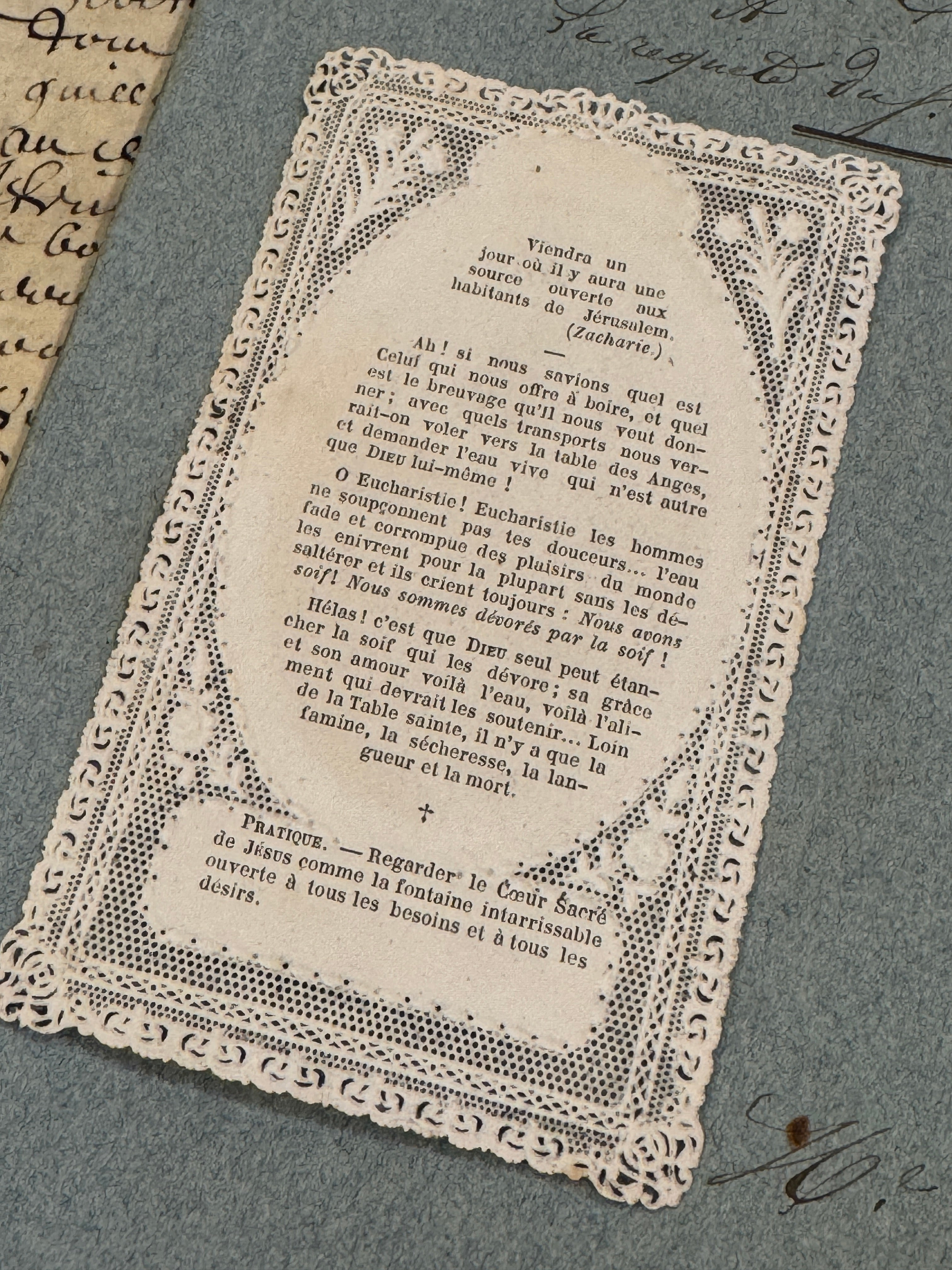 Antique French Canivet Holy Cards
