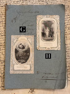 Antique French Canivet Holy Cards