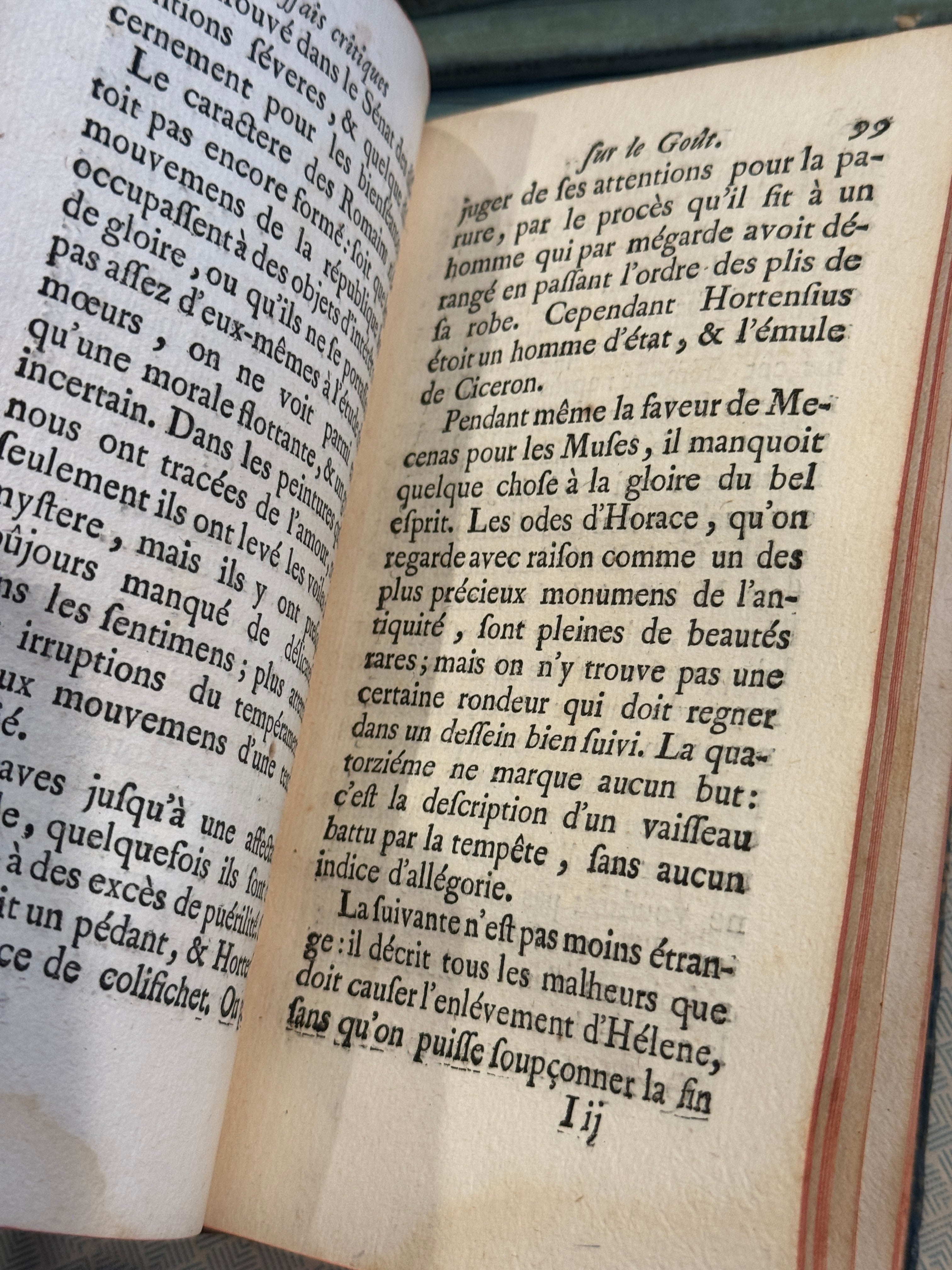 Antique French 1753 Papier Dominote Book