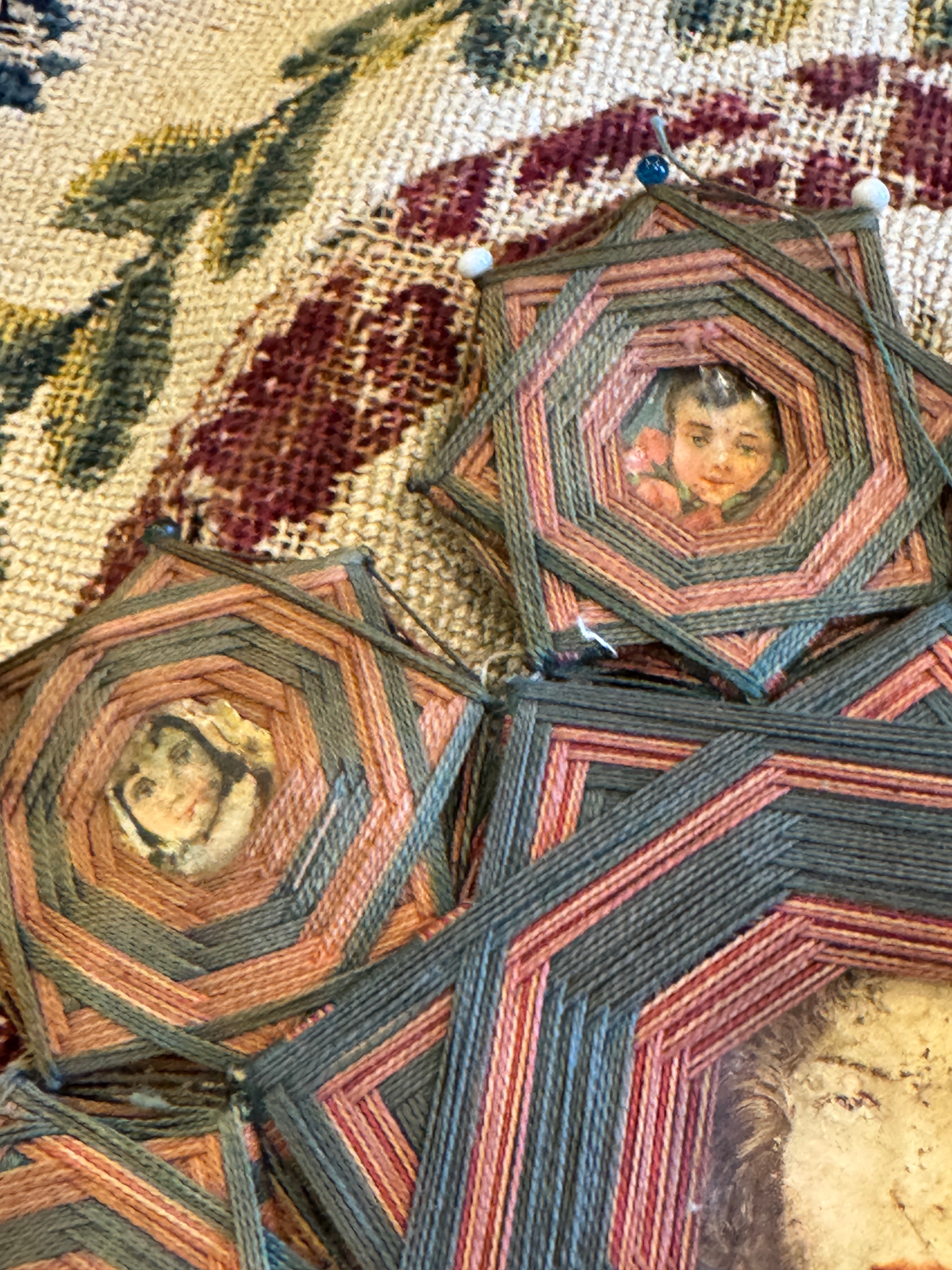 Antique French String Thread Frames With Photos