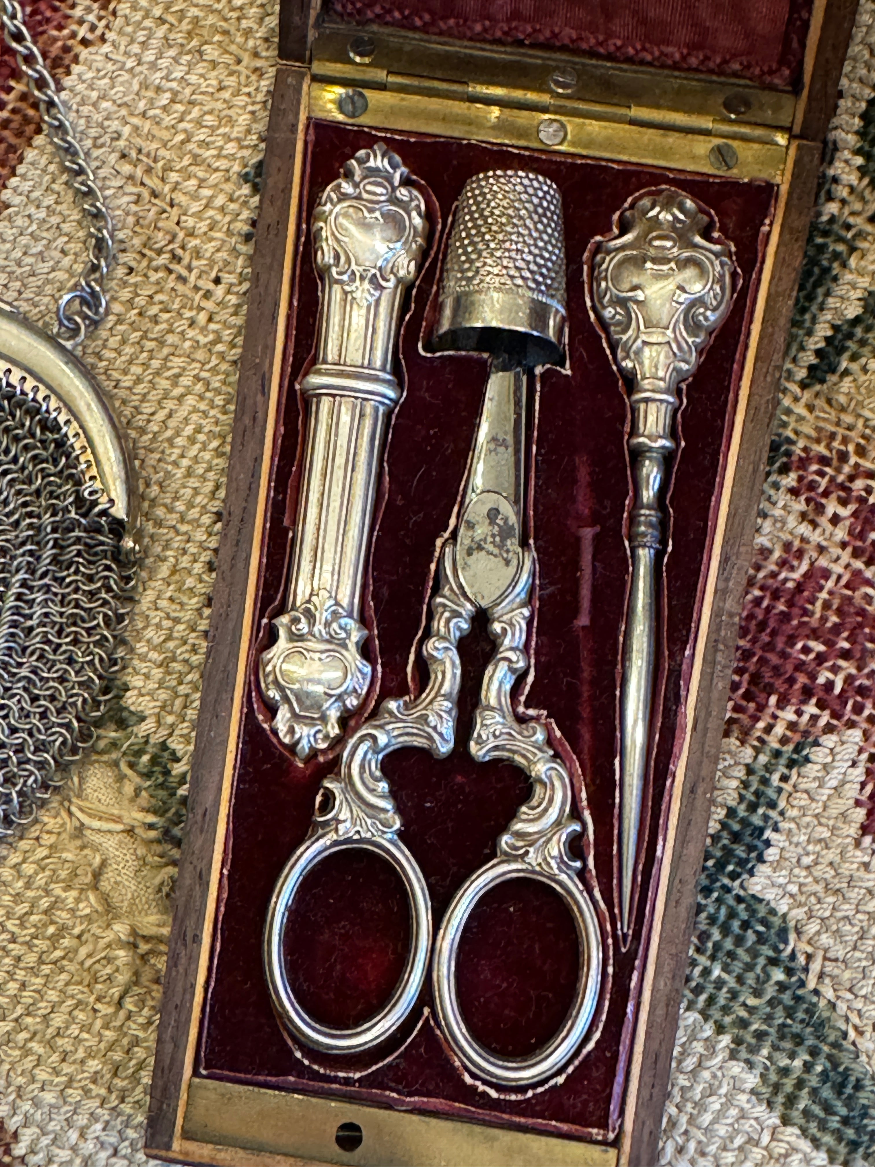 Antique French Sewing Etui