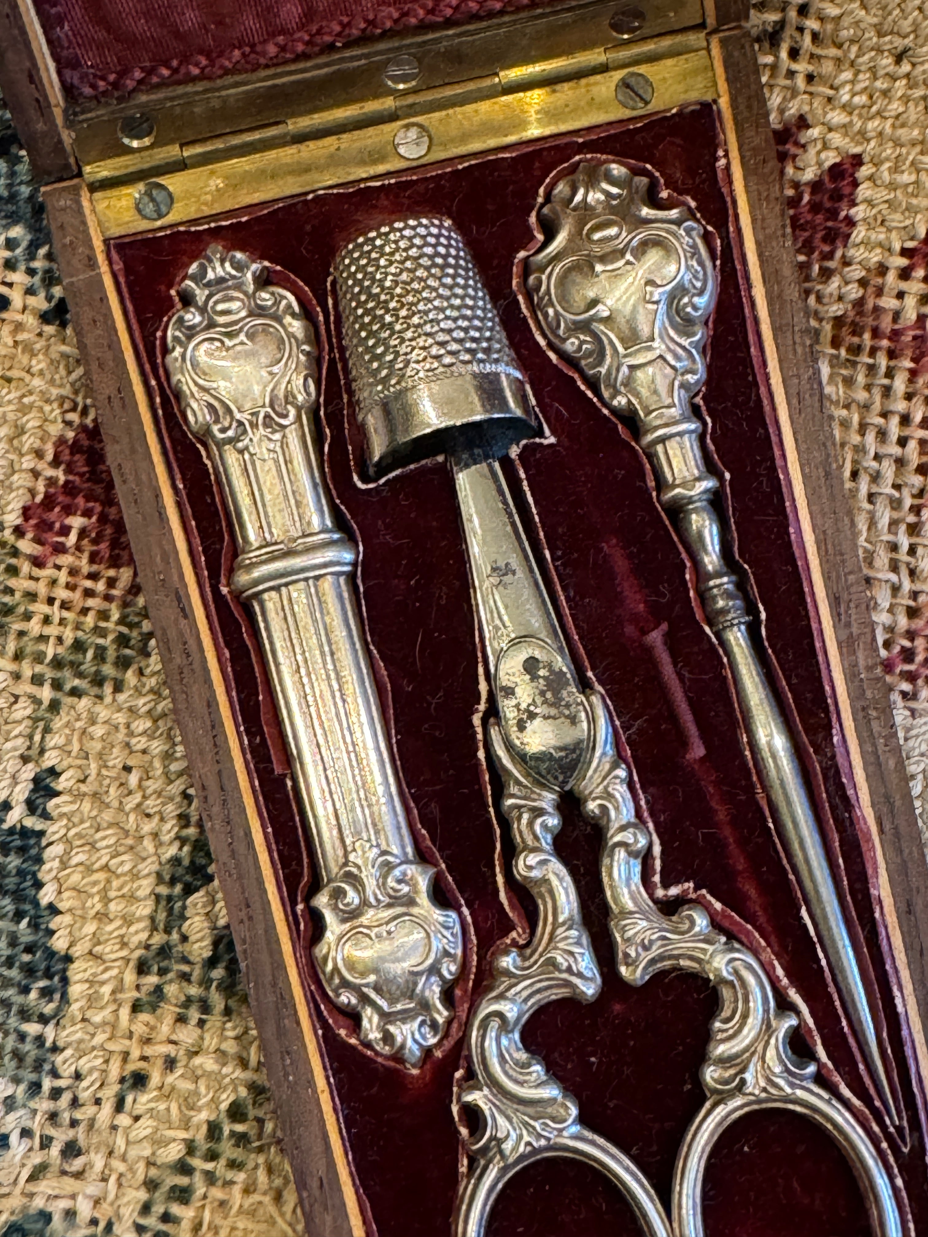 Antique French Sewing Etui