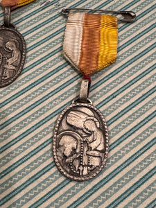Antique French Pilgrimage of the Rosary Medal