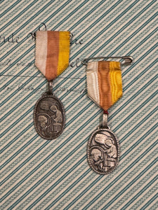 Antique French Pilgrimage of the Rosary Medal