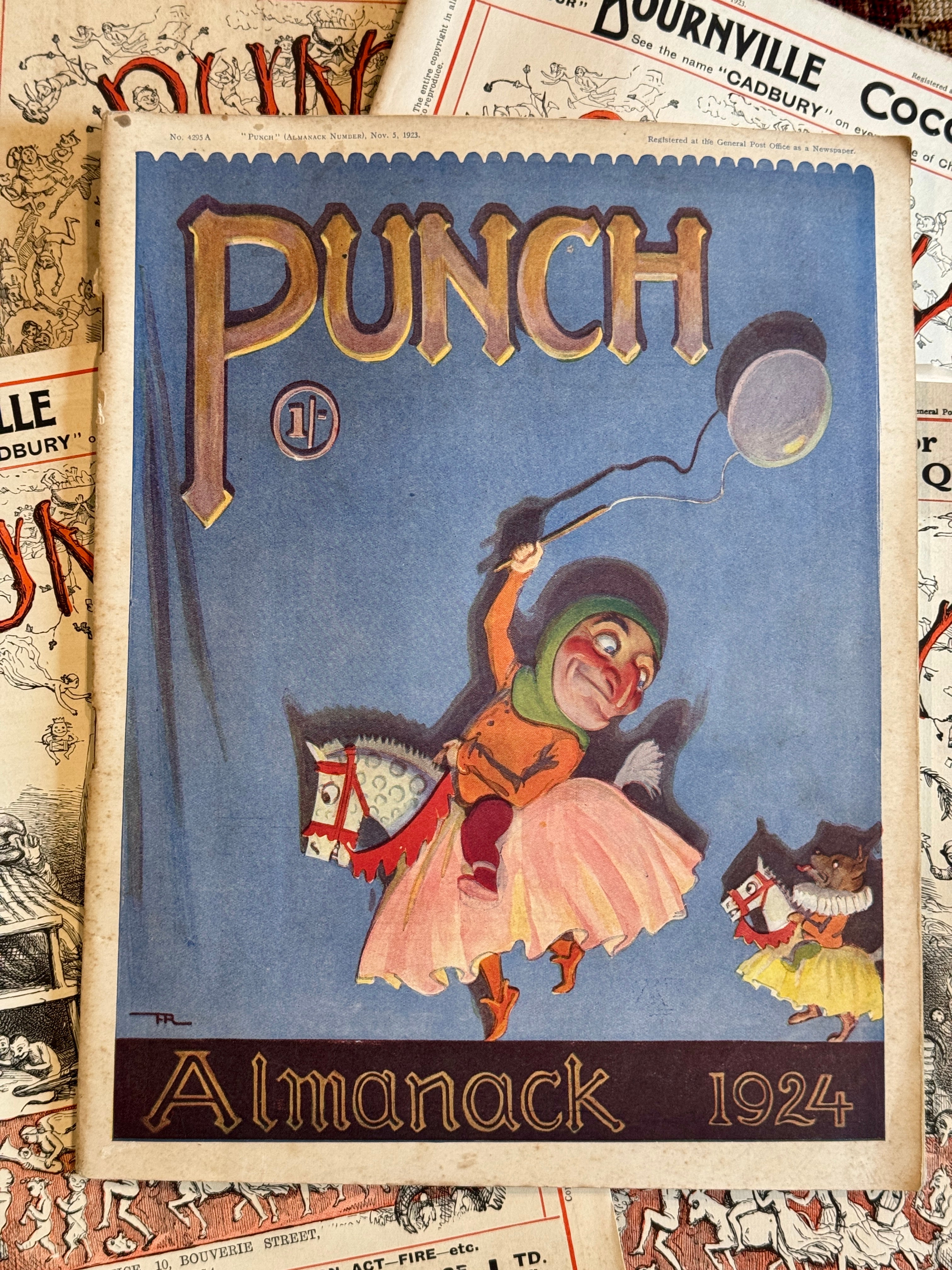 Antique 1924 Punch Almanack