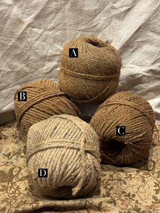 Large Ball of Vintage French Natural Twine