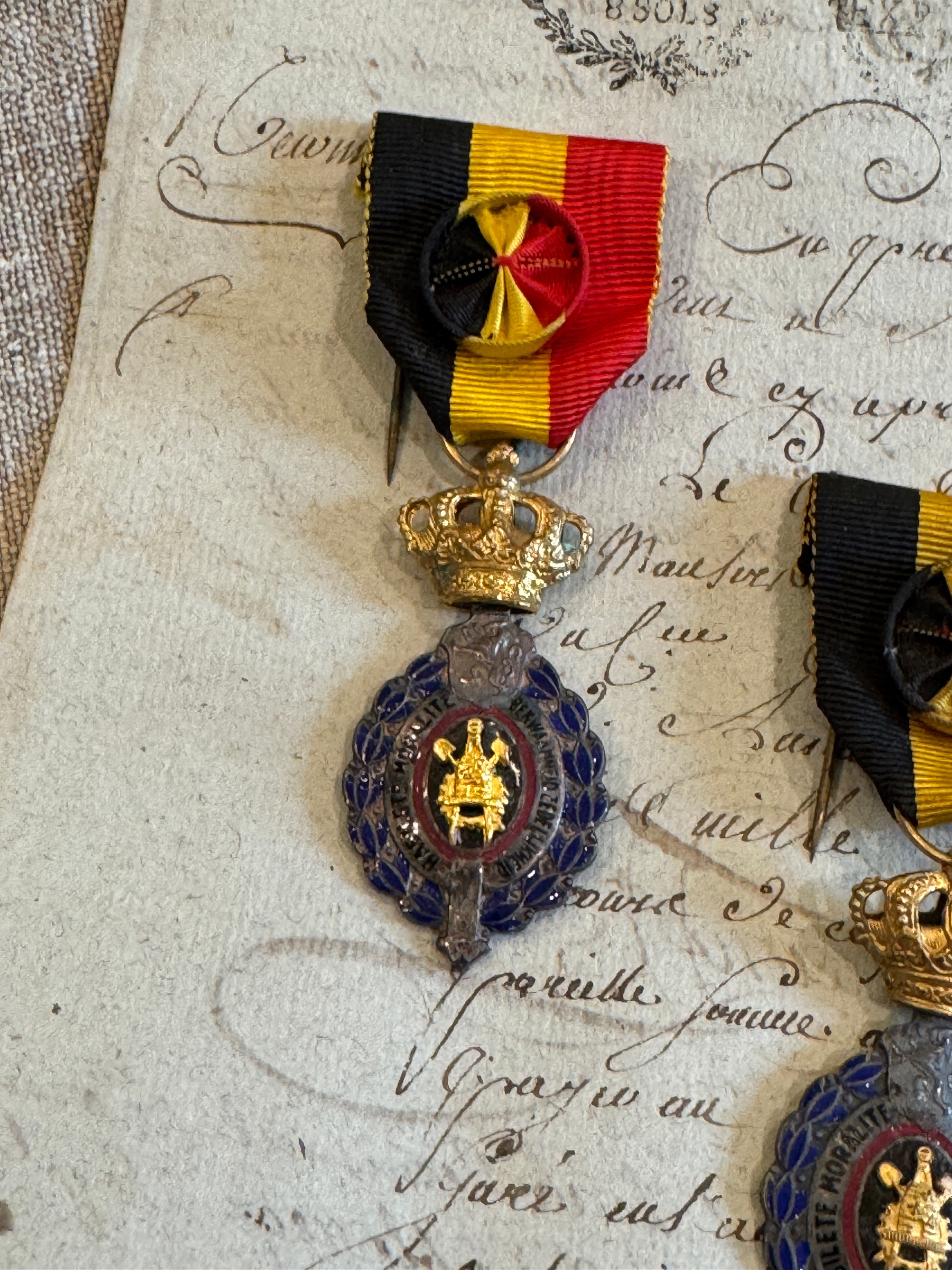 Vintage Medals from Belgium
