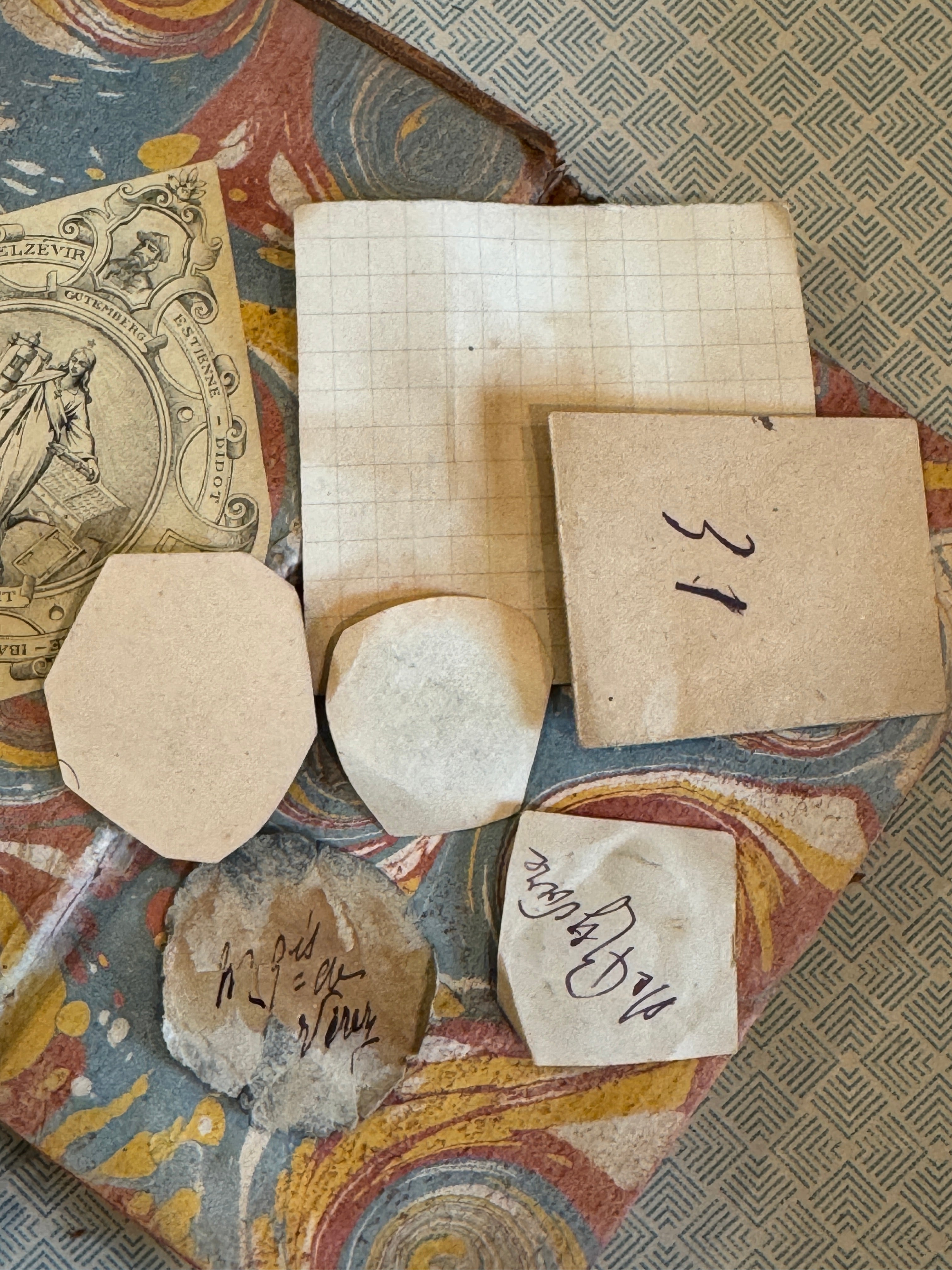 French 1700s - 1800s Wax Seal Collection