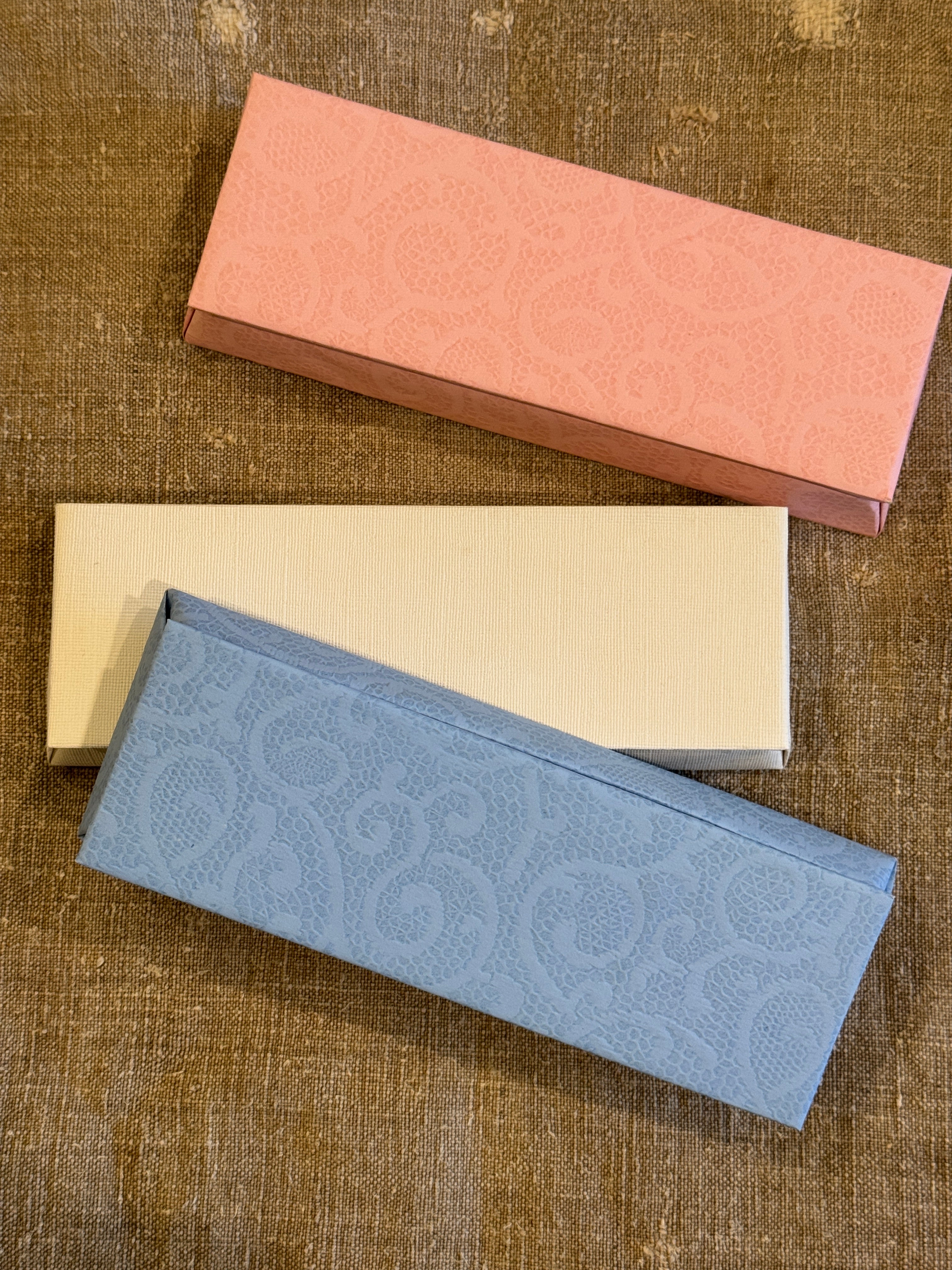 Beautiful Vintage French Baptism/Bapteme Boxes