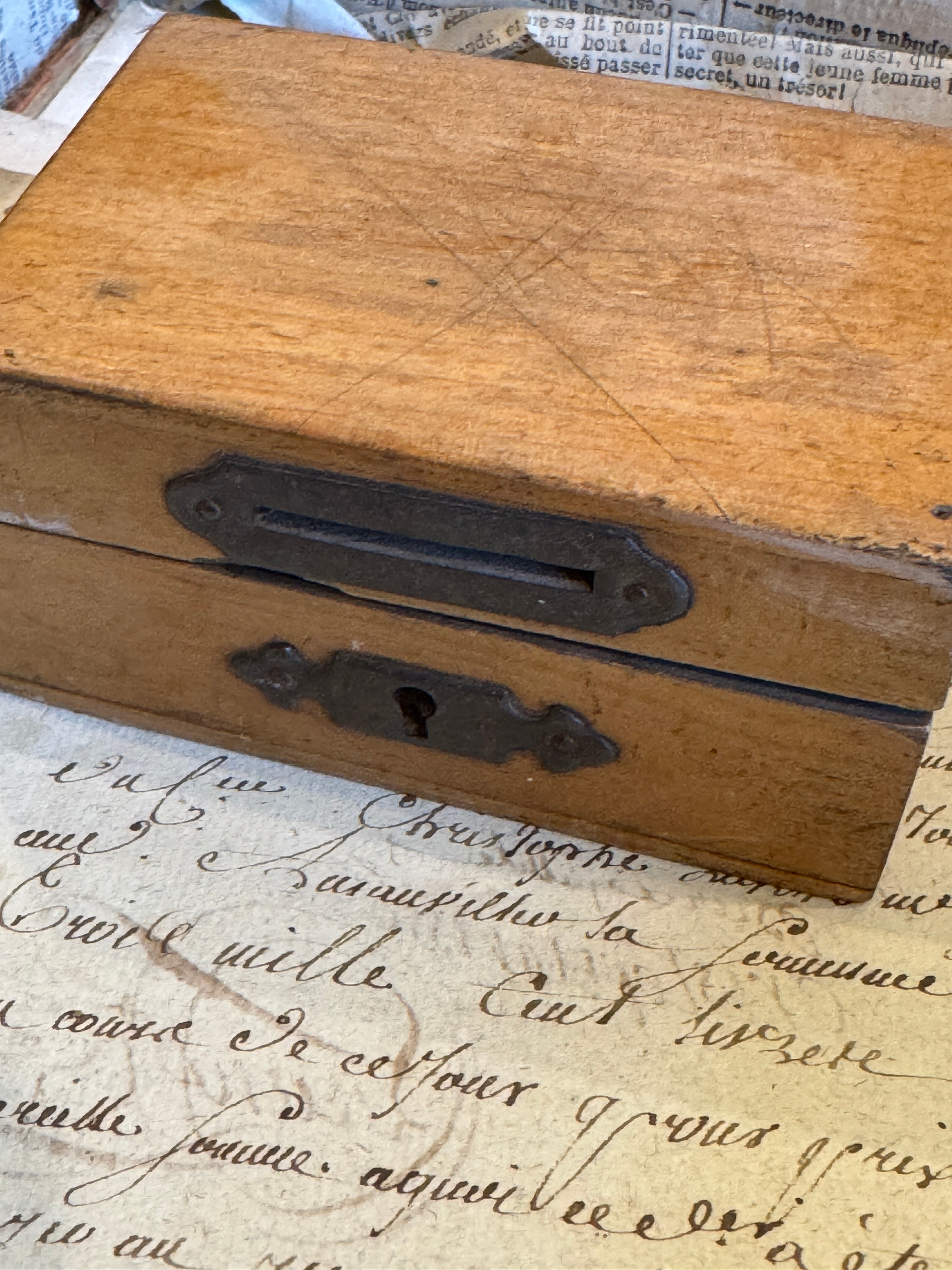 Rare French Piggy Bank Box