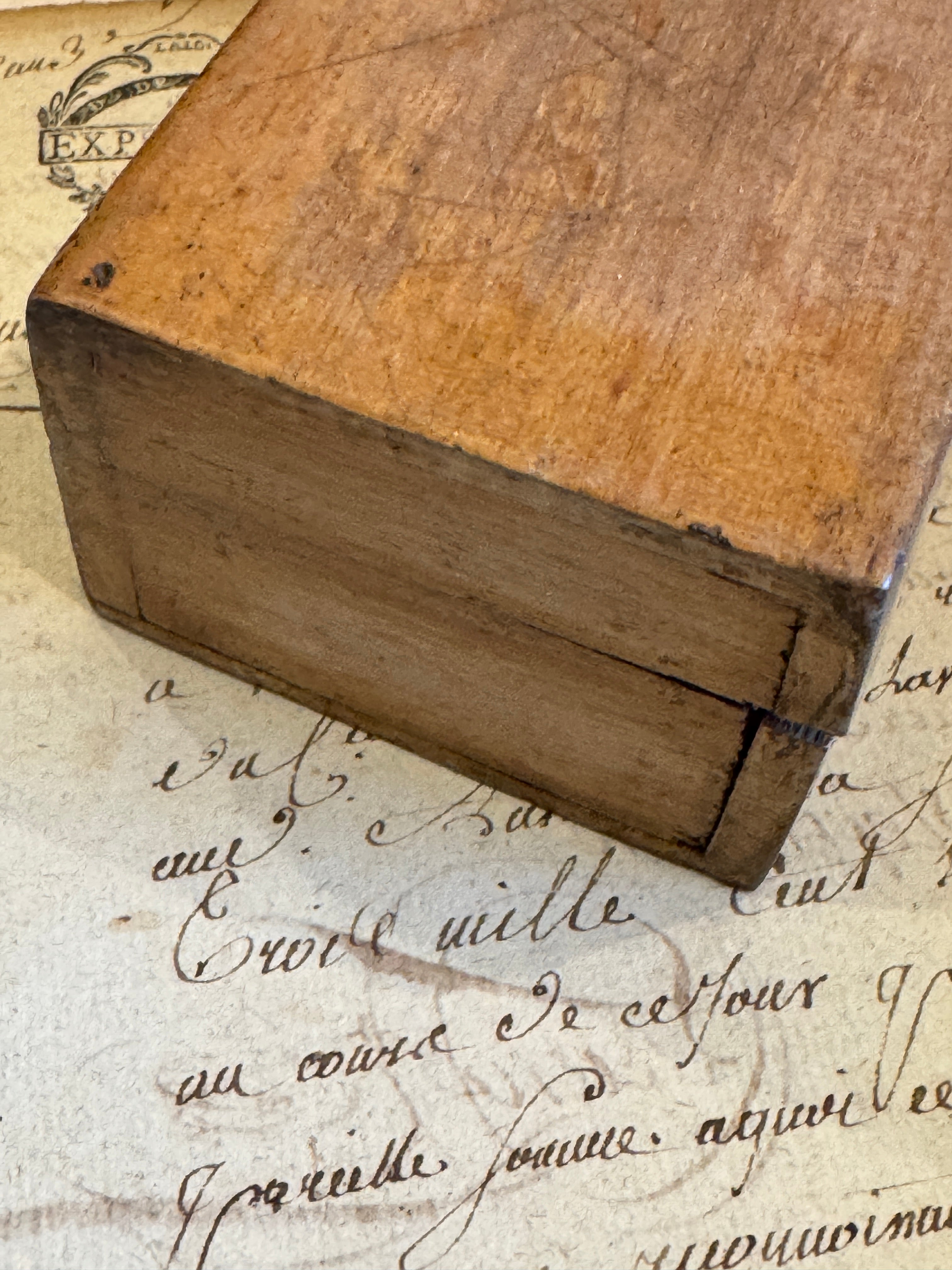 Rare French Piggy Bank Box