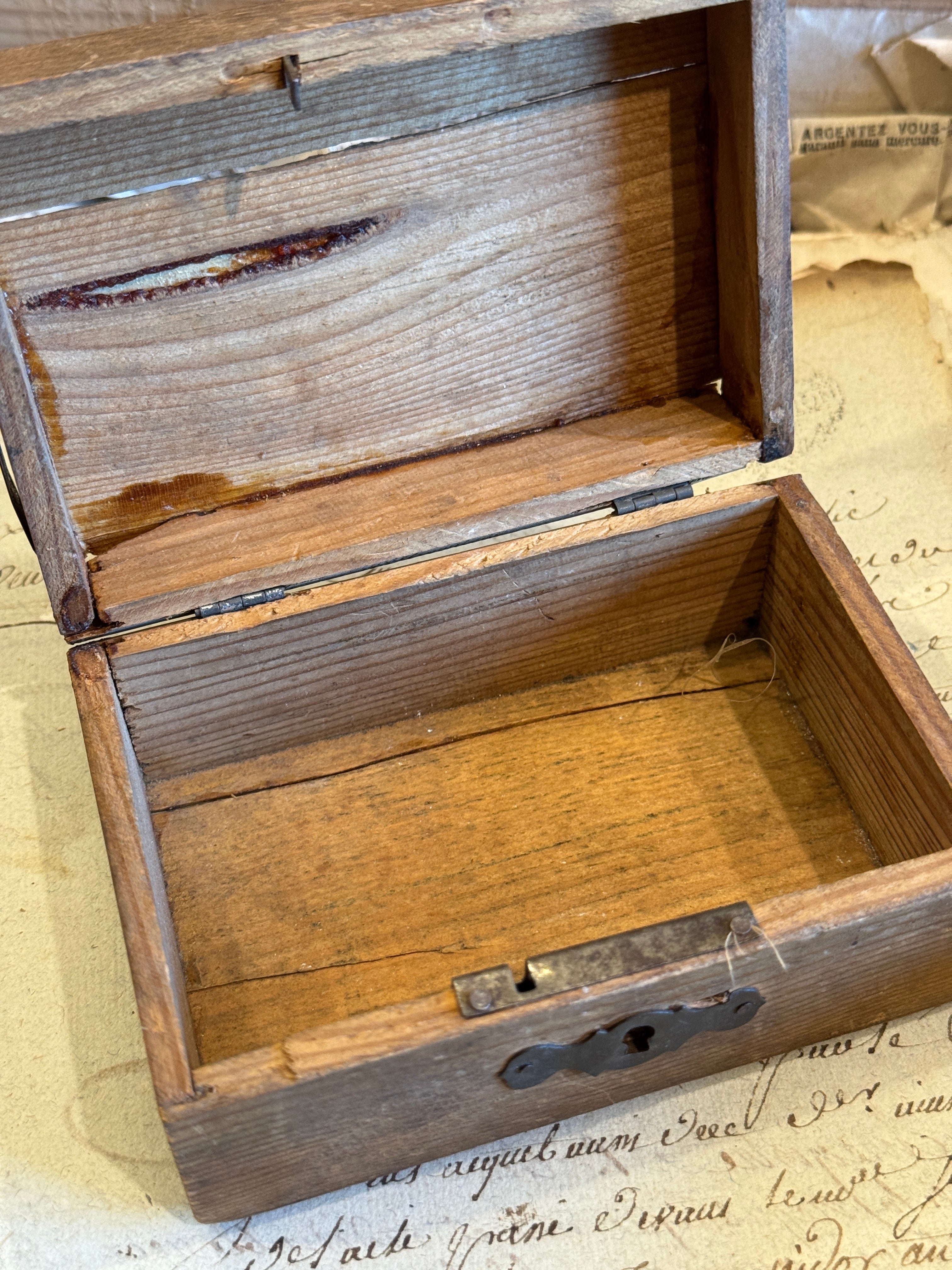 Rare French Piggy Bank Box