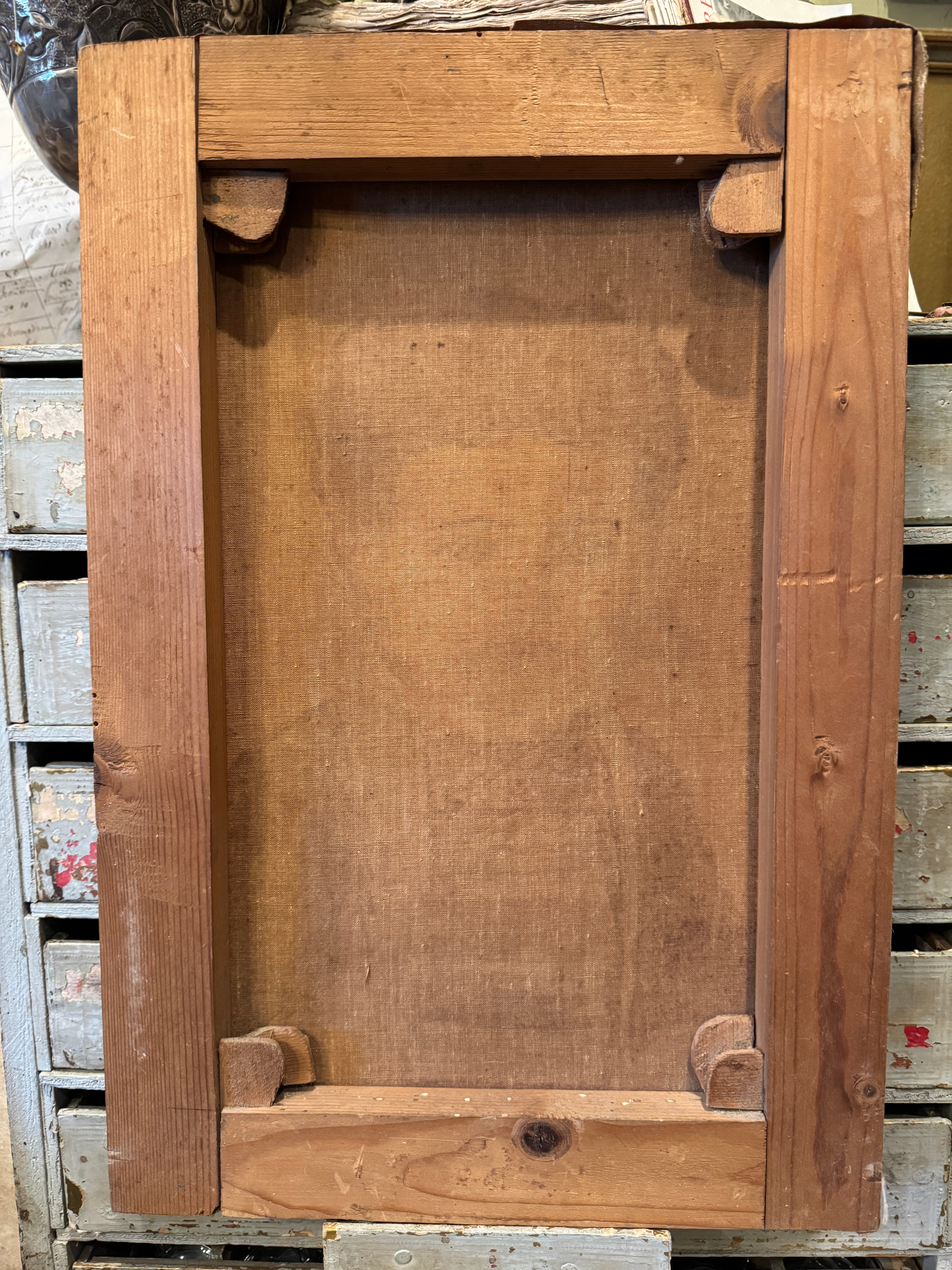 Antique French Portrait of a Little Boy