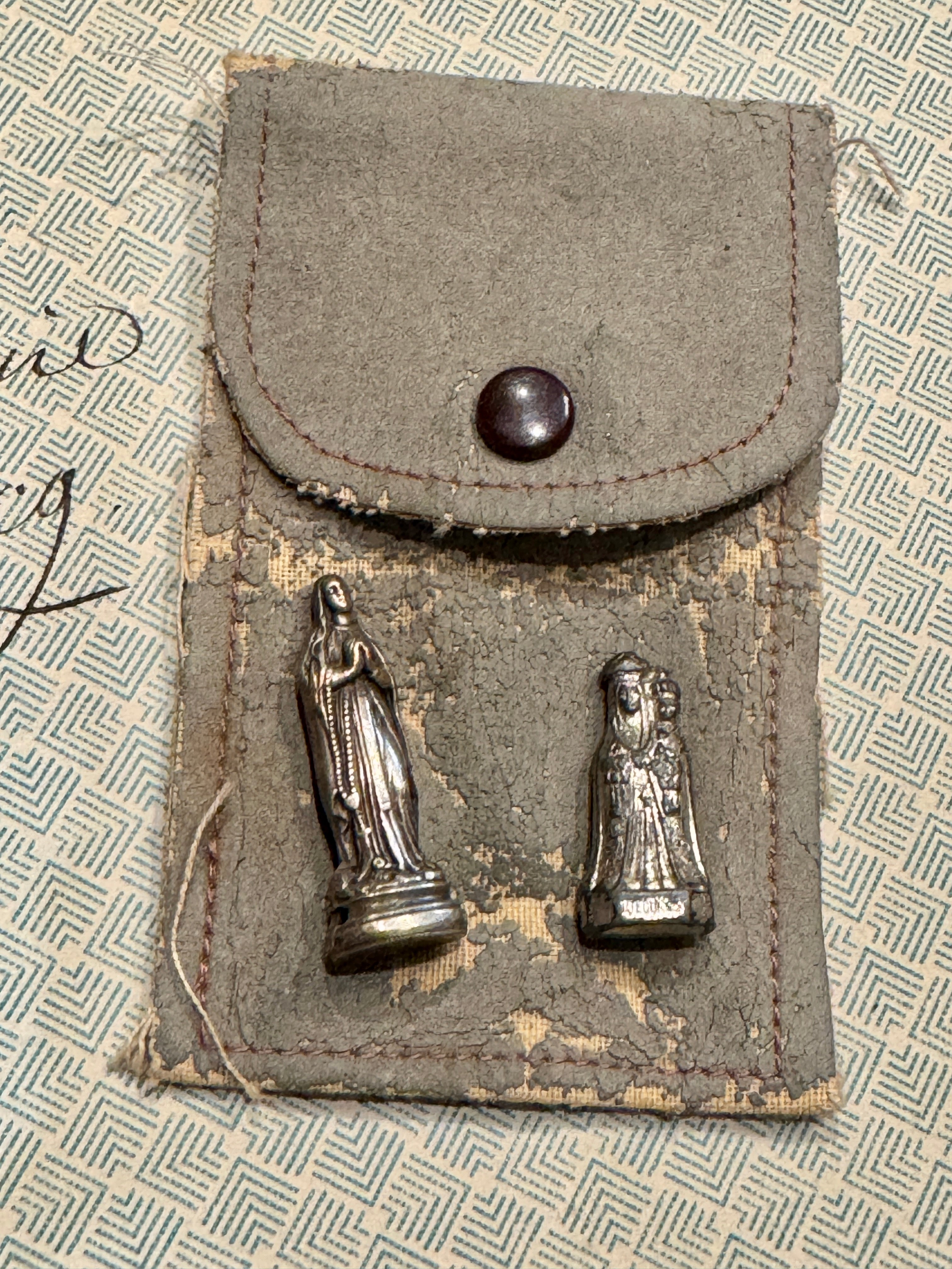 Antique and Vintage French Pocket Shrines