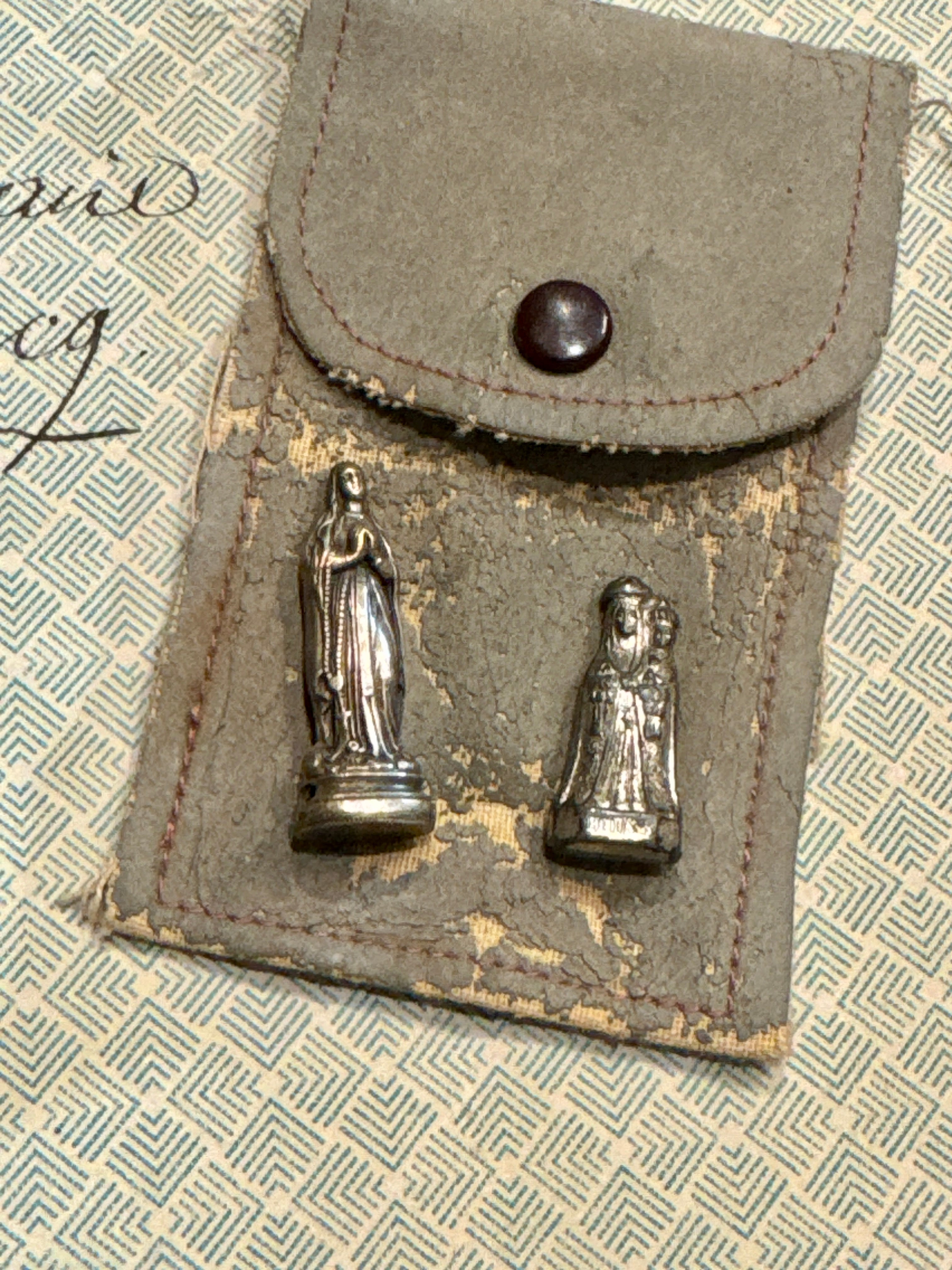Antique and Vintage French Pocket Shrines